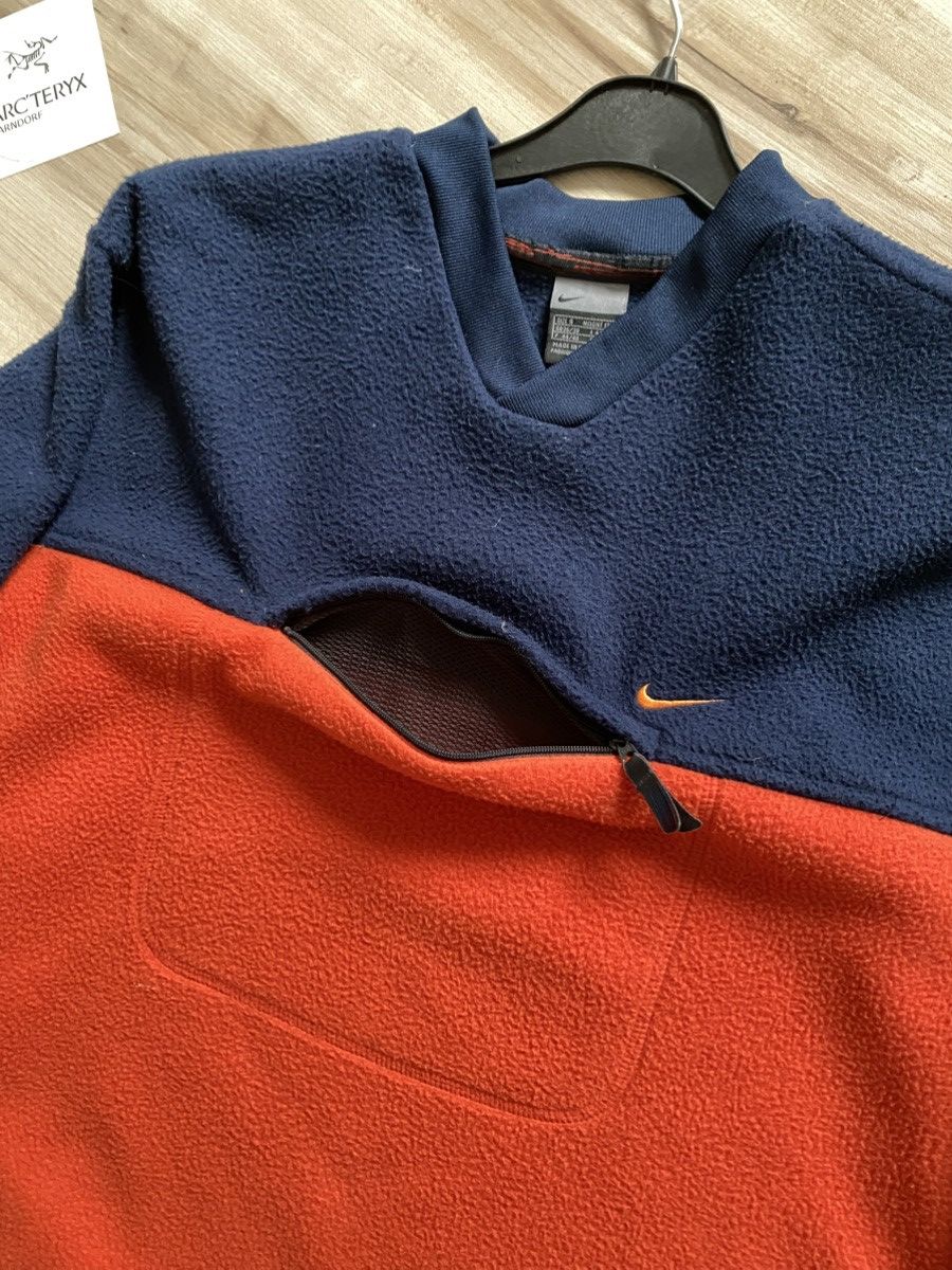 Nike × Vintage Vintage 🍊 90s sweatshirt nike fleece Size US S / EU 44-46 / 1 - 5 Thumbnail