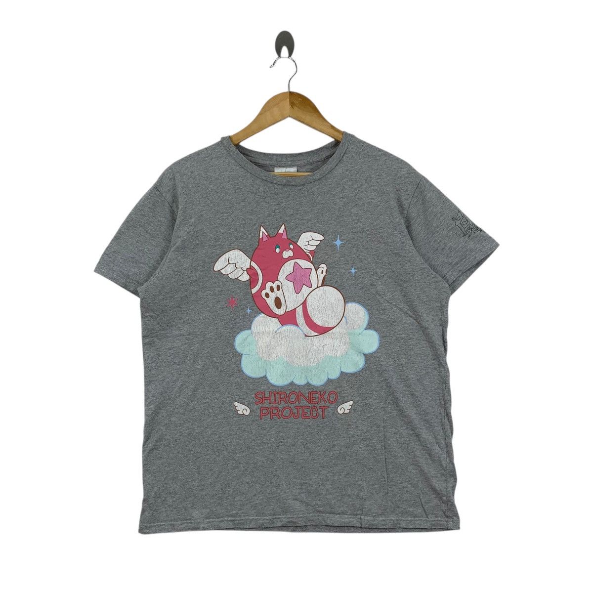 Japanese Brand × Vintage SHIRONEKO PROJECT Japanese Anime Action Series Movie T-Shirt Size US L / EU 52-54 / 3 - 1 Thumbnail