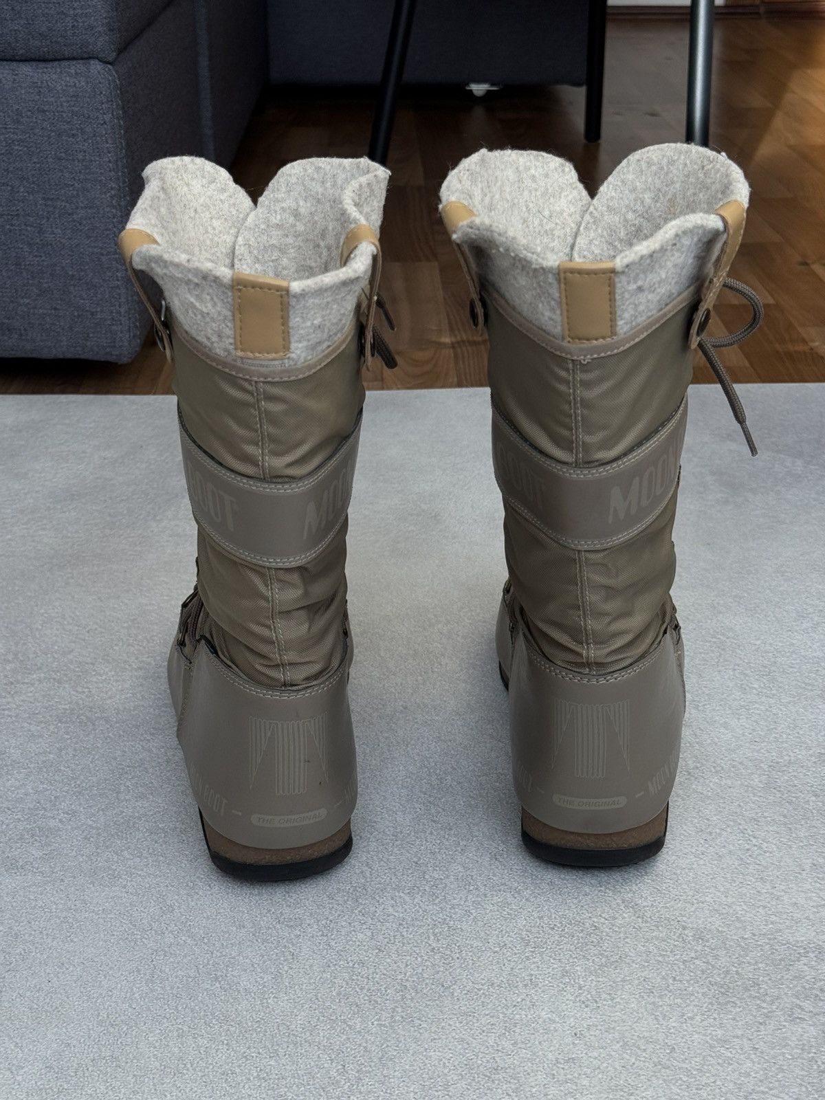 Moon Boot Vintage Moon Boot Waterproof Tecnica Olive nylon Boots 9-9,5 Size US 9 / IT 39 - 4 Thumbnail