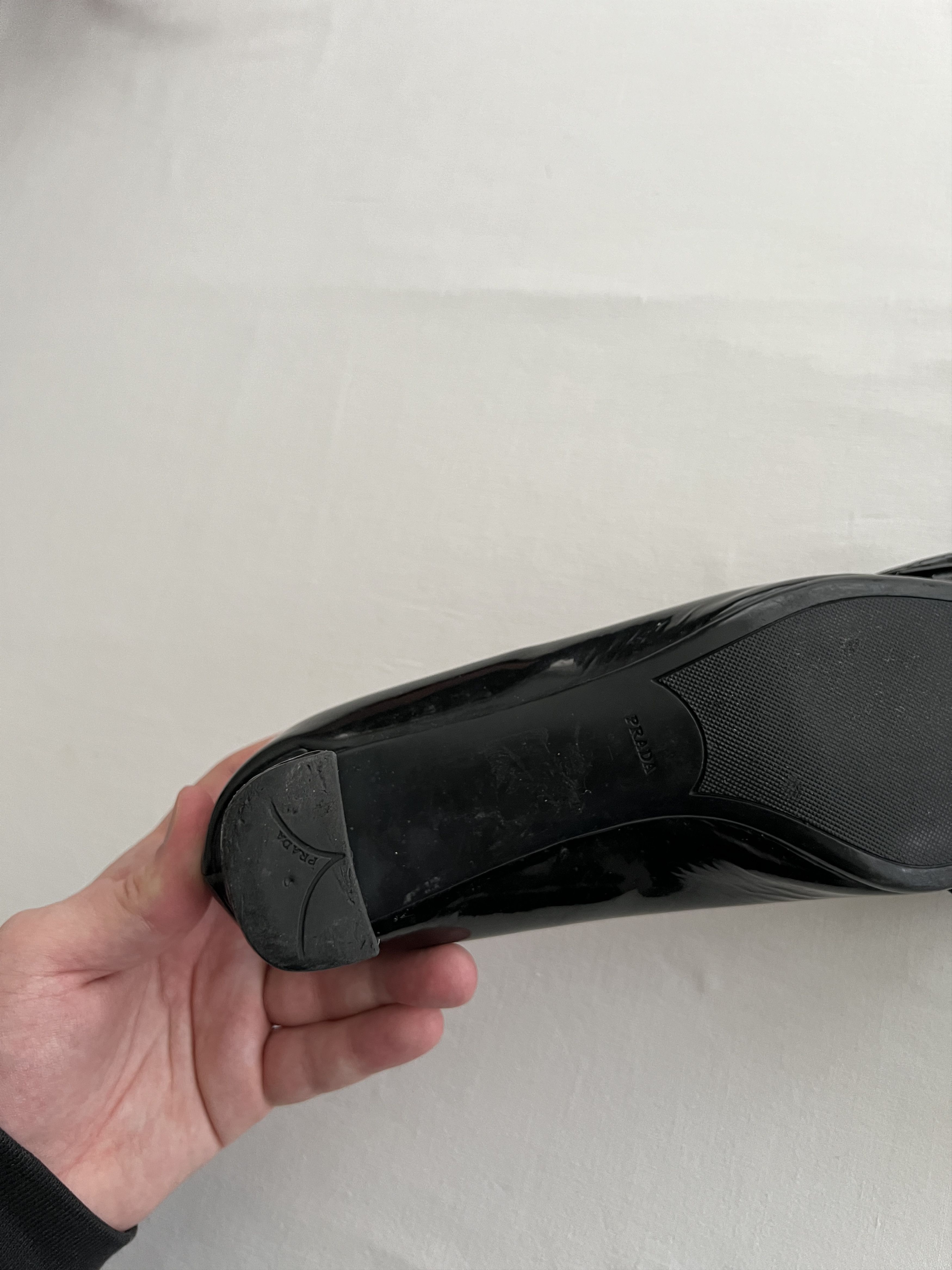 Prada × Vintage Vintage Prada Black Heels Size US 7 / IT 37 - 11 Thumbnail