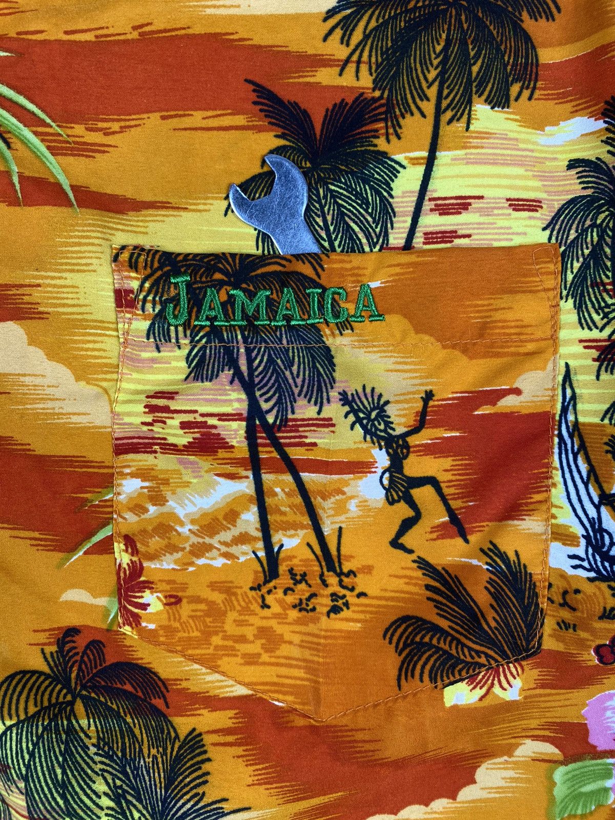 Japanese Brand Mens Vintage Jamaica Hawaiian Crazy Shirt Aloha Wear Size M Size US XL / EU 56 / 4 - 7 Thumbnail