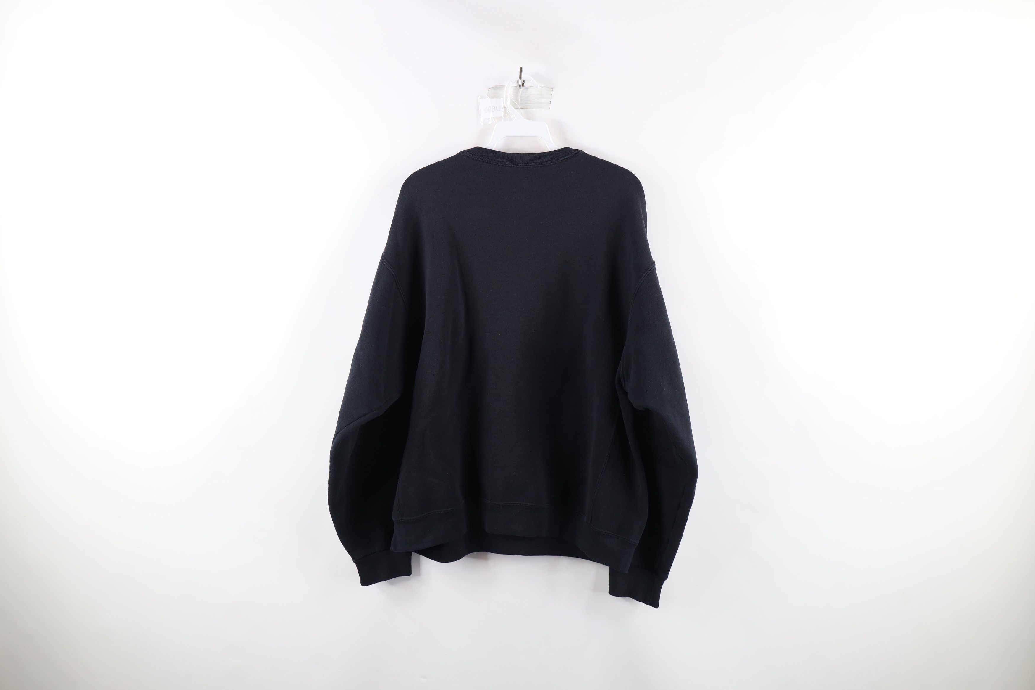 Russell Athletic × Vintage Vintage 90s Russell Athletic Blank Crewneck Sweatshirt Black Size US XL / EU 56 / 4 - 9 Thumbnail