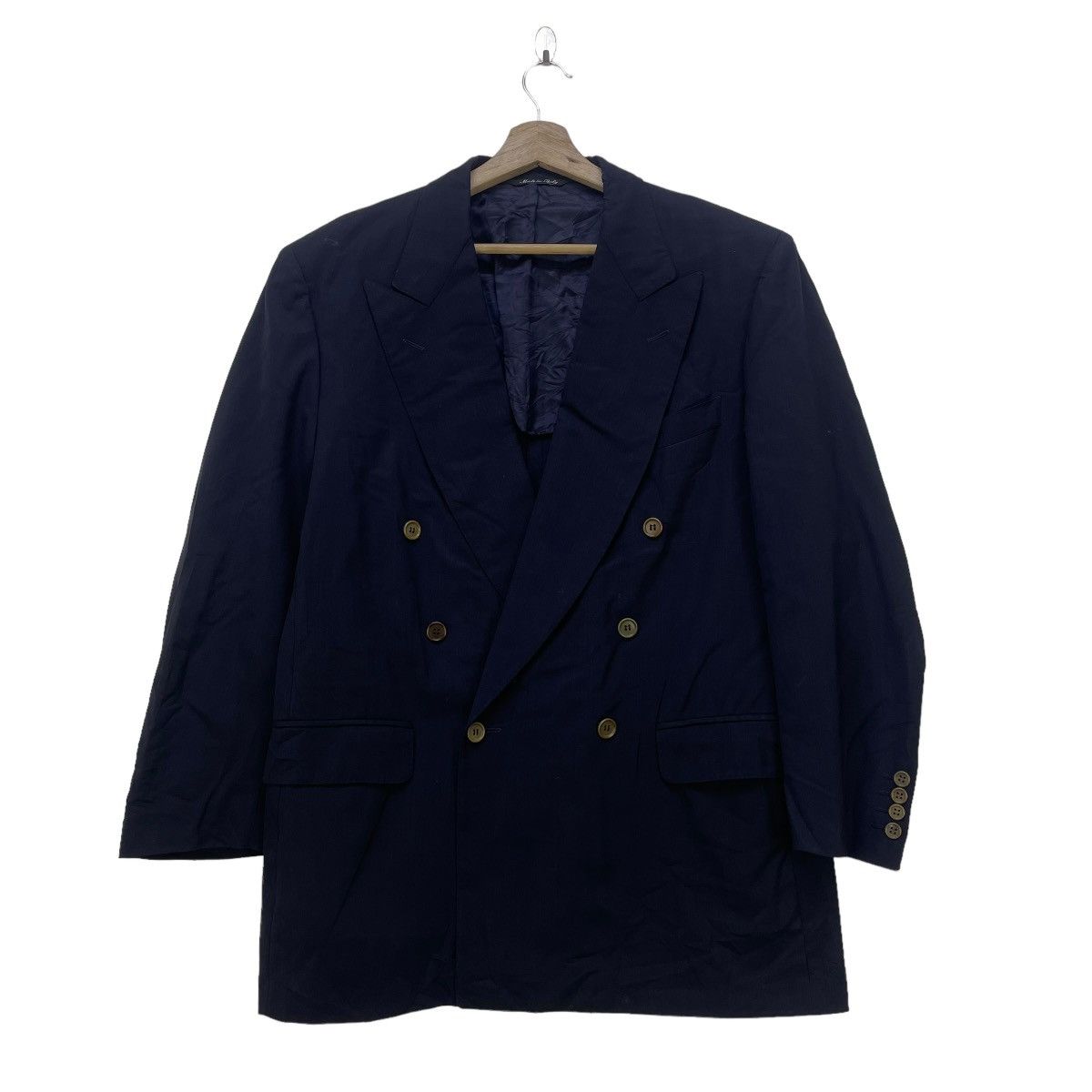 Canali 💥Italian Designer Canali Double Breast Jacket Size US M / EU 48-50 / 2 - 1 Thumbnail