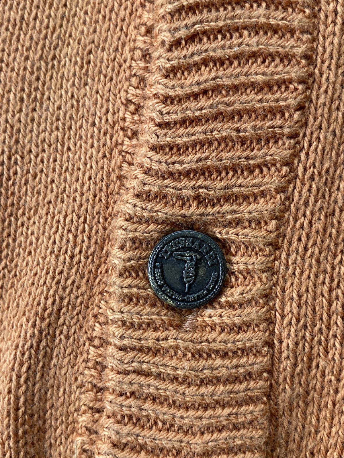 Trussardi × Vintage Vtg Trussardi Polos Knitwear Size US L / EU 52-54 / 3 - 7 Thumbnail