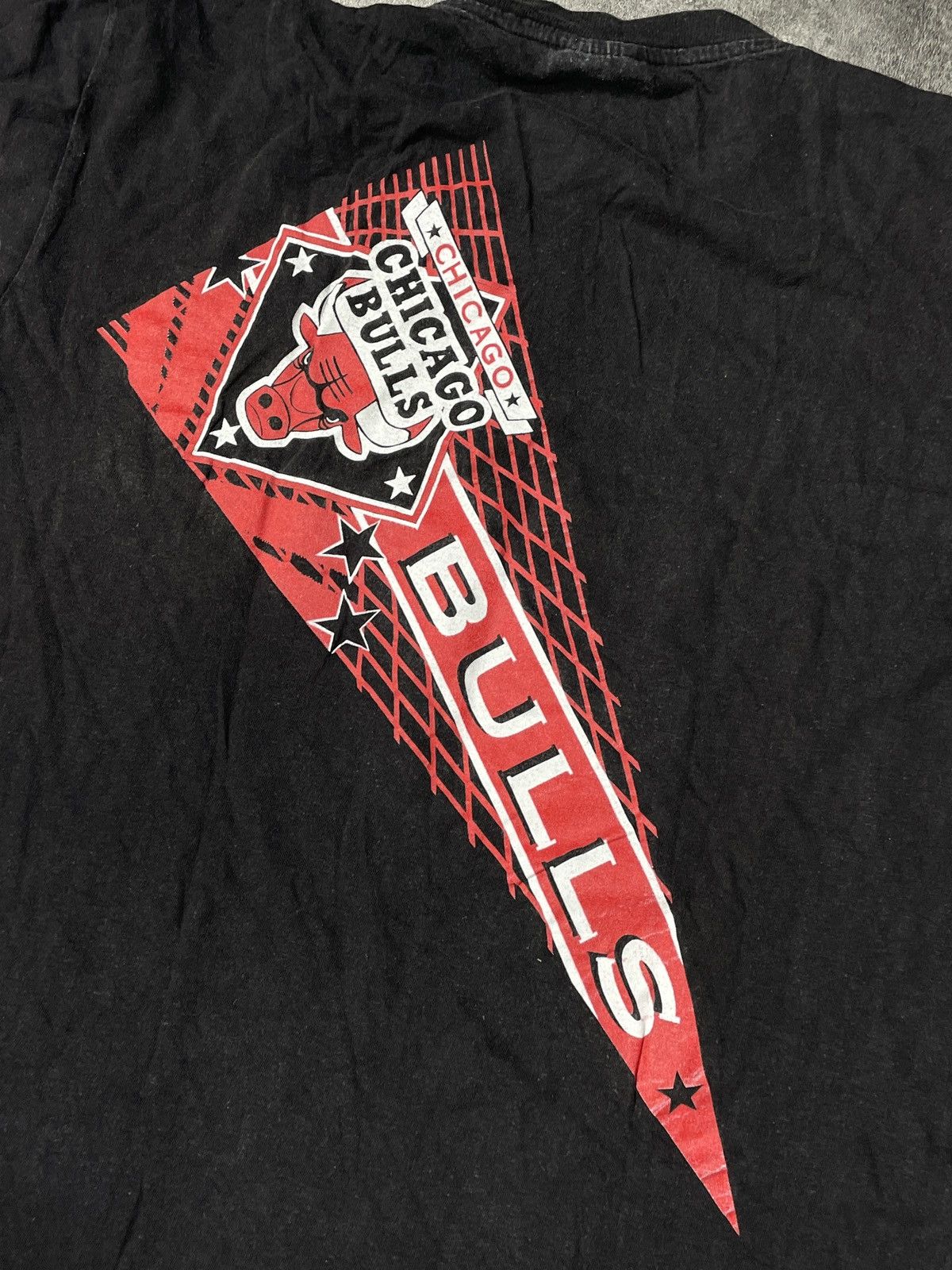 NBA RARE🔥Chicago Bulls Vintage 90s Tee Rare Blank Distressed Size US S / EU 44-46 / 1 - 6 Thumbnail