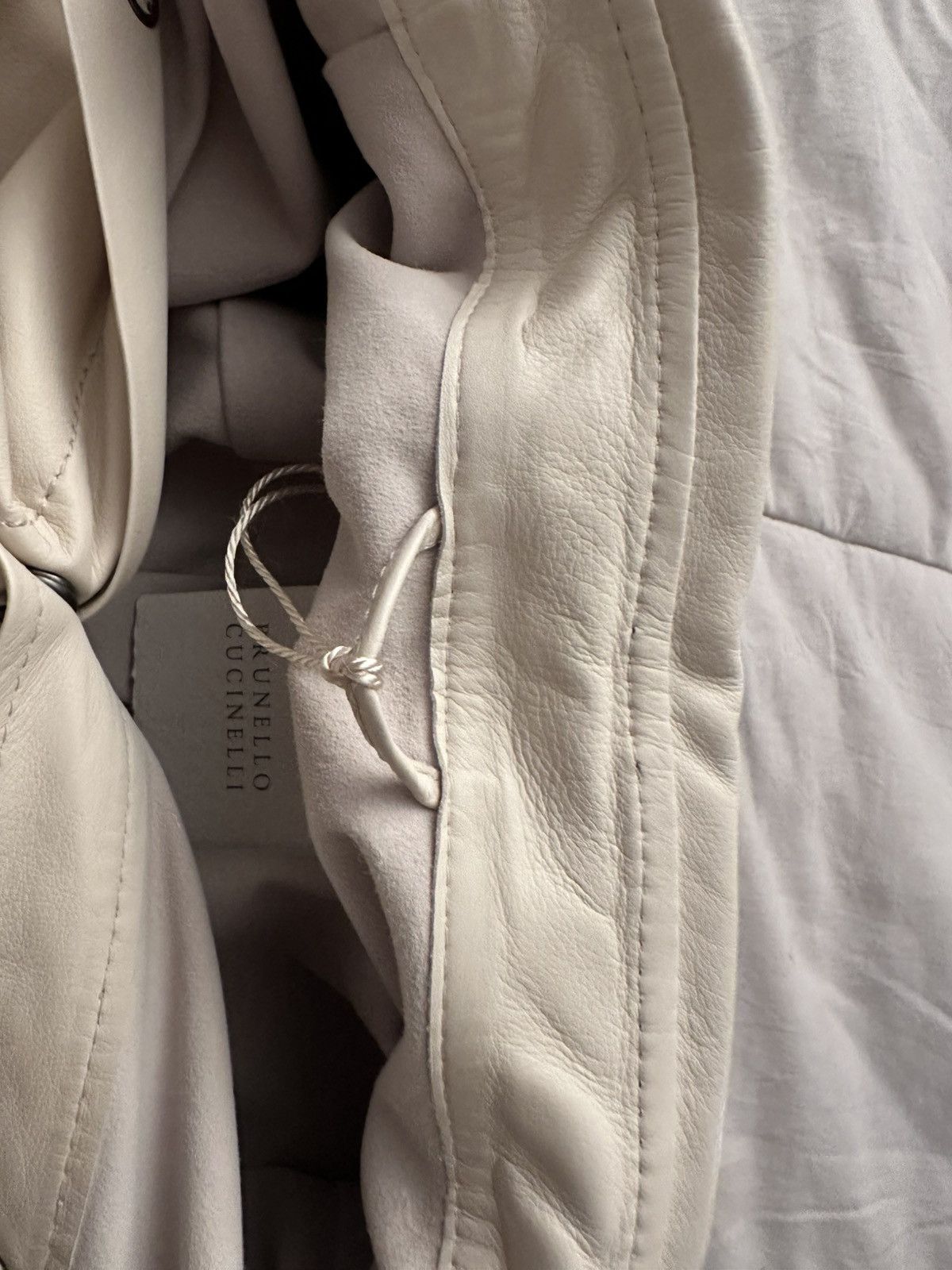 Brunello Cucinelli Brunello Cucinelli Leather Overshirt Jacket – M Size US M / EU 48-50 / 2 - 3 Thumbnail
