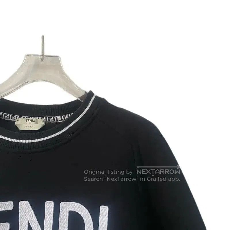 Fendi Fendi Black Cotton Women's Sweatshirt . Size M / US 6-8 / IT 42-44 - 4 Thumbnail