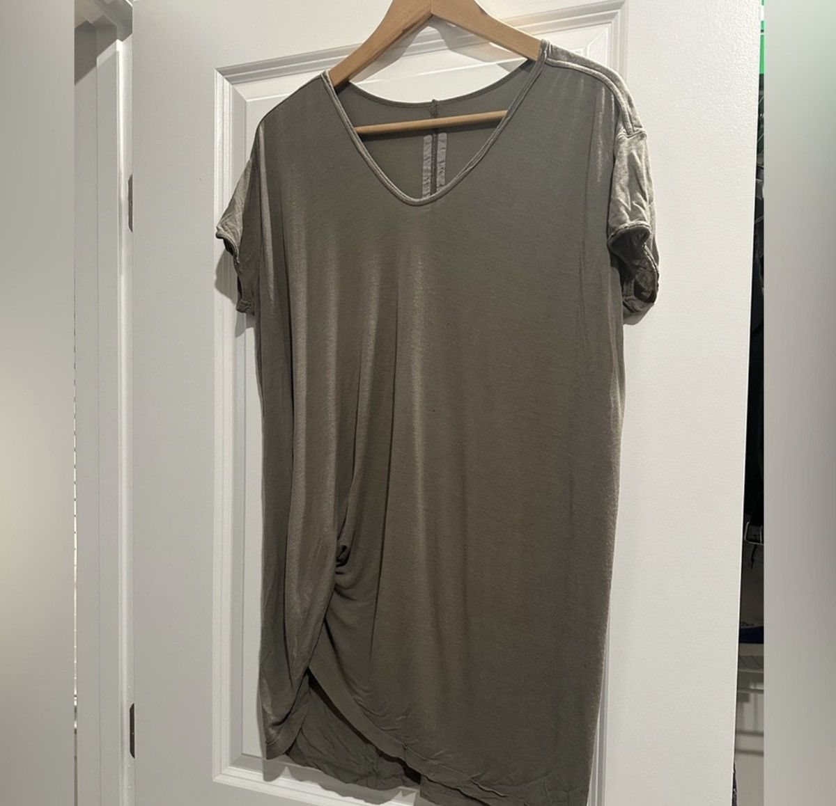 Rick Owens Green Dust T Shirt