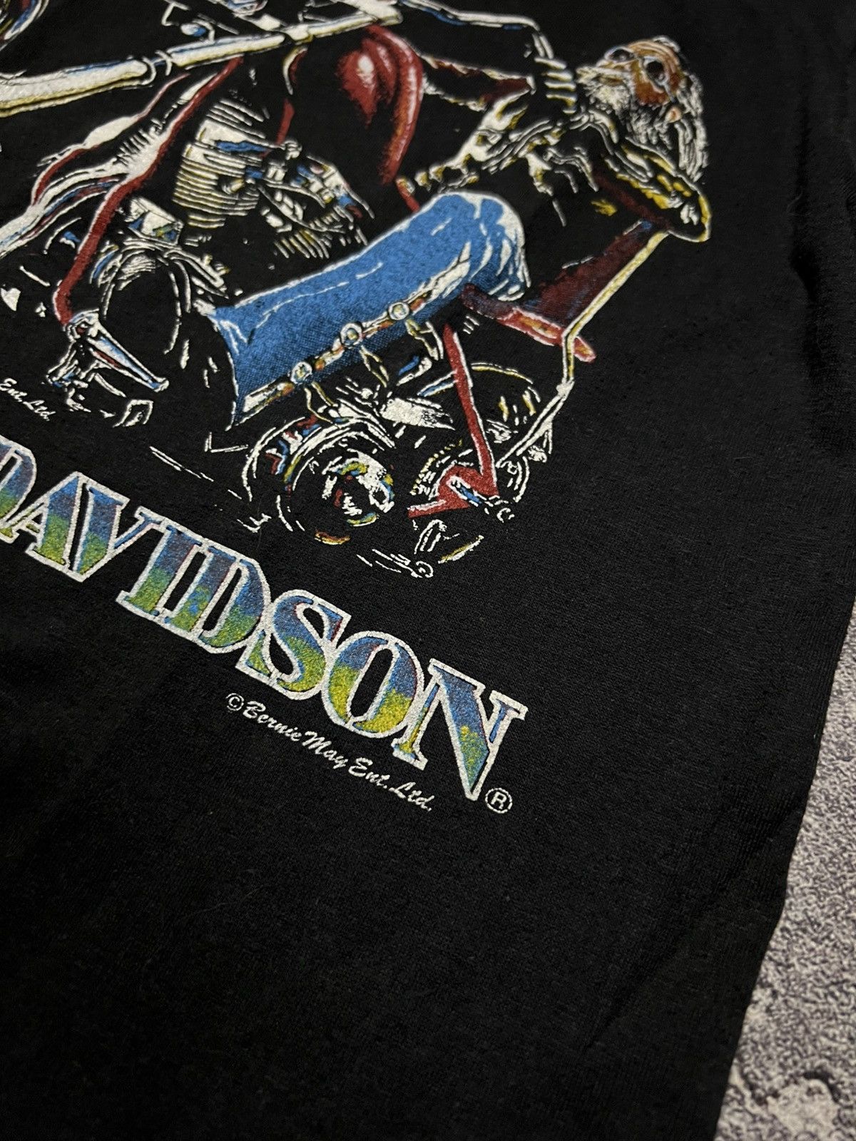Harley Davidson Harley Davidson 1986 3D Emblem "Ride The Wild Side" Tee Size US M / EU 48-50 / 2 - 3 Thumbnail
