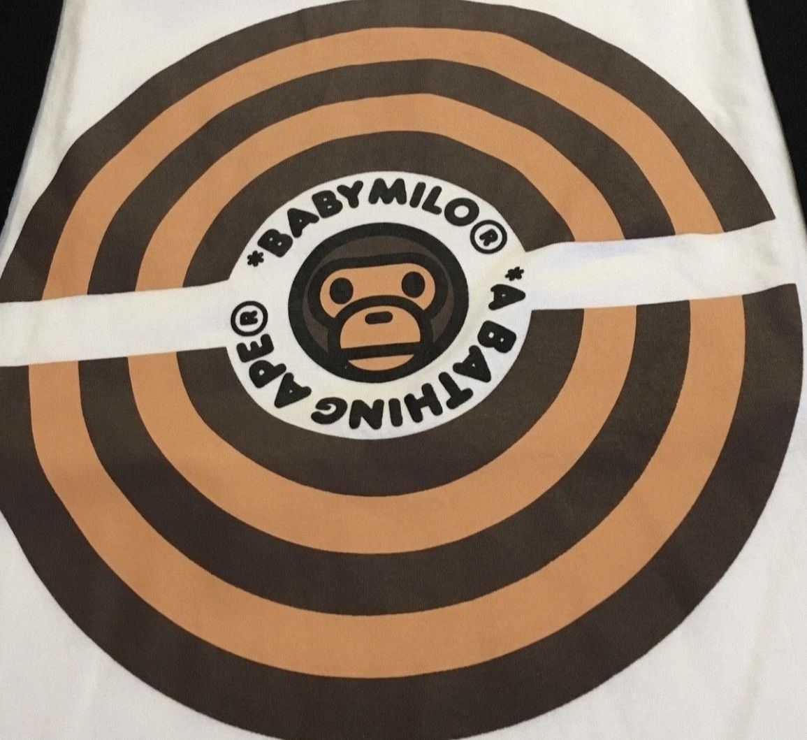 Bape Bape Baby Milo long sleeve raglan tee shirt Size US S / EU 44-46 / 1 - 3 Thumbnail