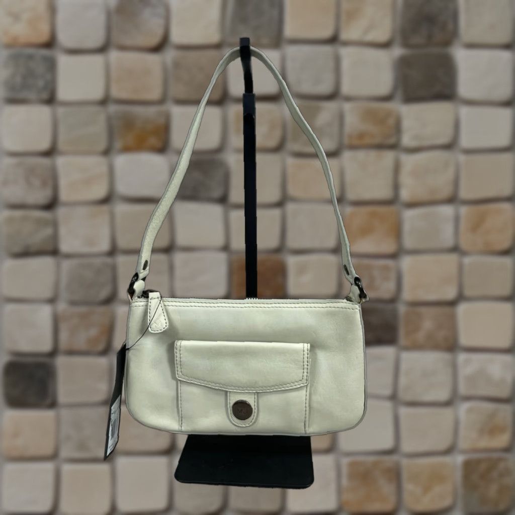Marc Jacobs Marc Jacobs Bag Womens Medium White Leather Zip Top Inner Pockets Shoulder Bag Mens Womens Size M / US 6-8 / IT 42-44 - 1 Thumbnail