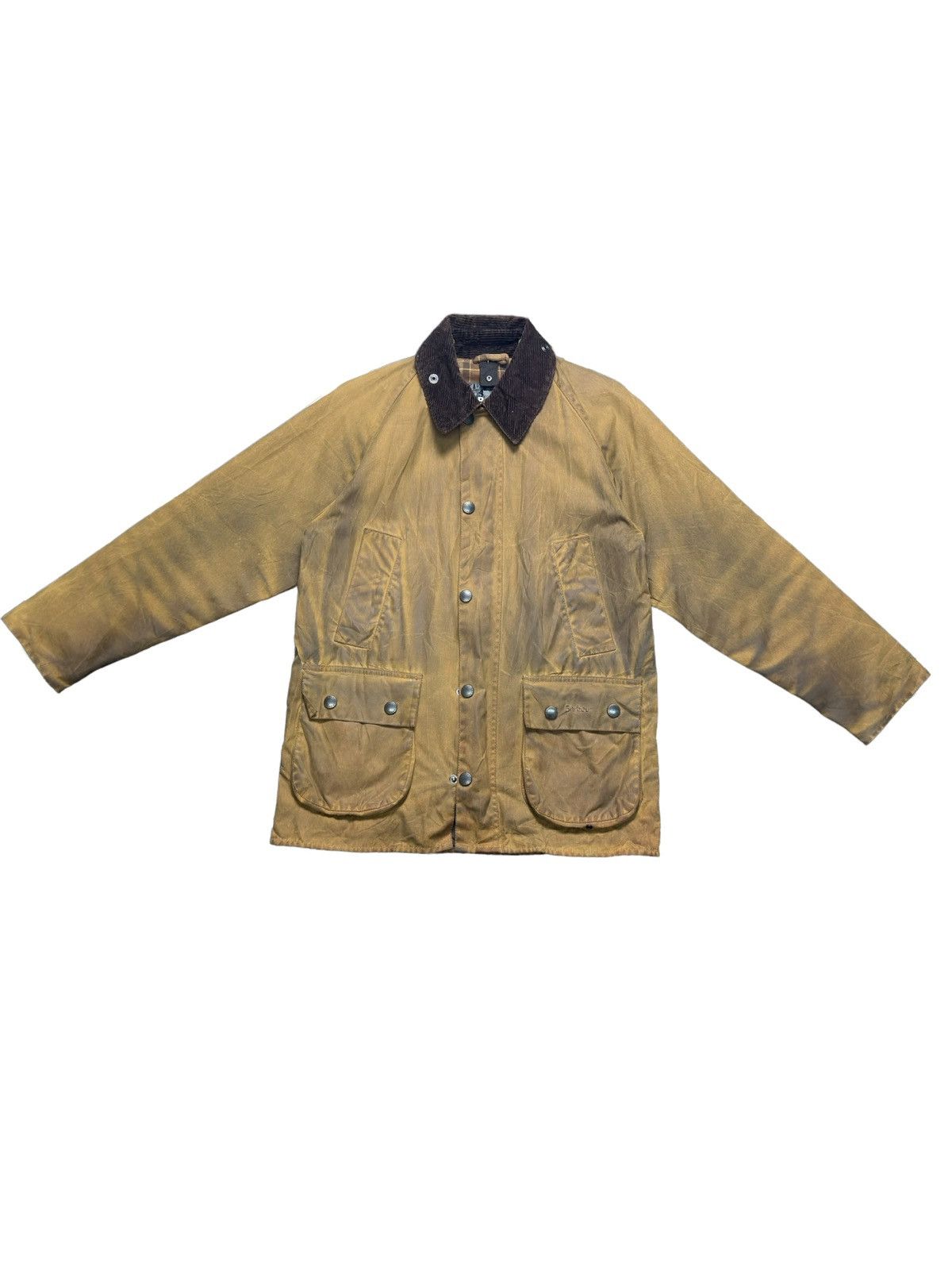 image of Barbour Bedale Wax Jacket in Brown, Men's (Size Small)