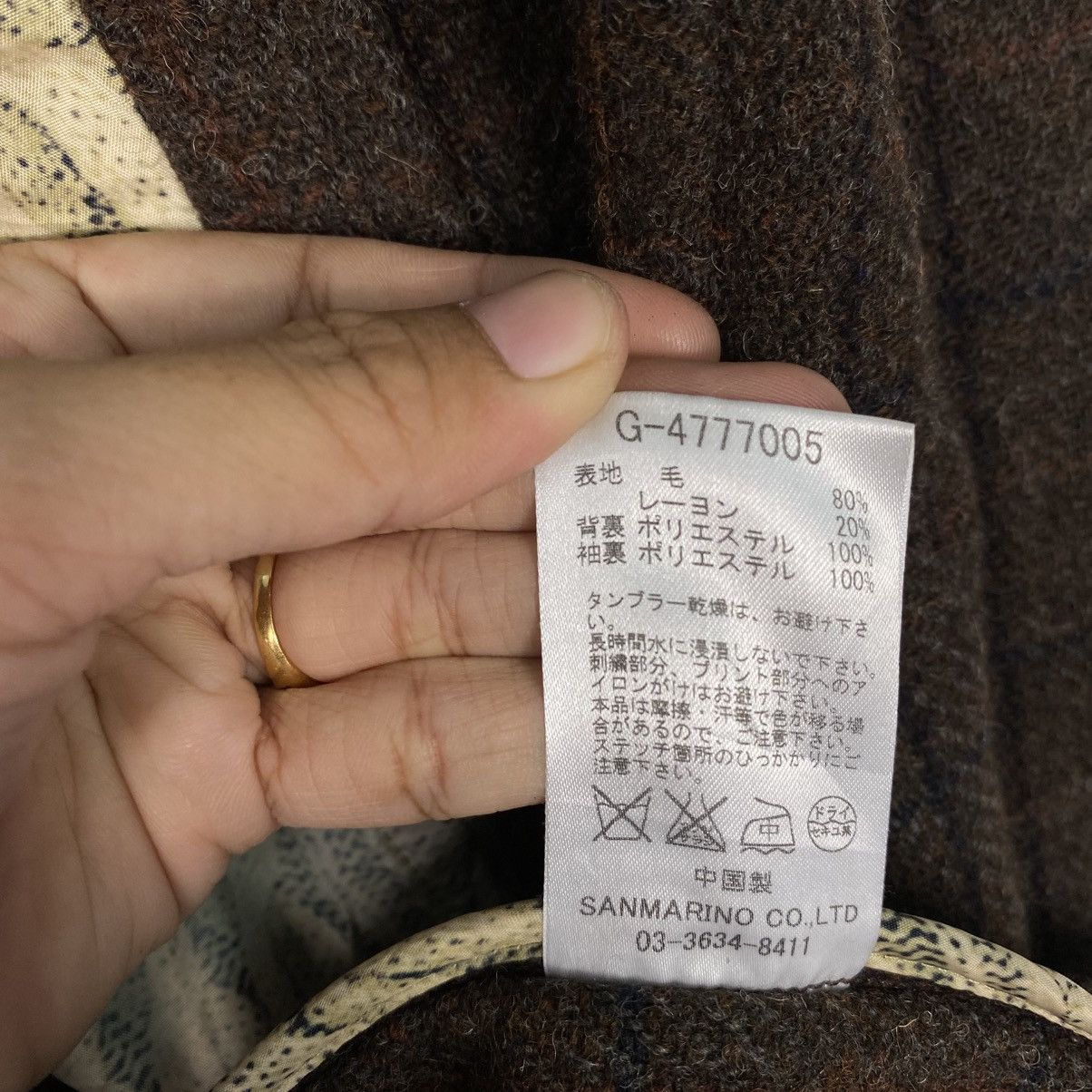 Japanese Brand Vintage Wool Jacket Tartan Blaket Nirvana Issey Miyake Size US L / EU 52-54 / 3 - 20 Thumbnail