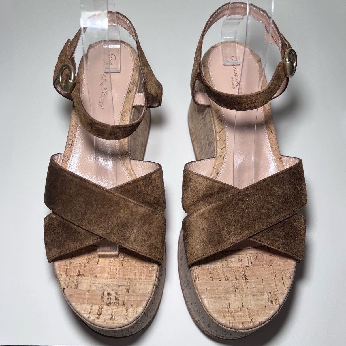Gianvito Rossi Gianvito Rossi Bebe Wedge Platform Sandals Size US 11 / IT 41 - 3 Thumbnail