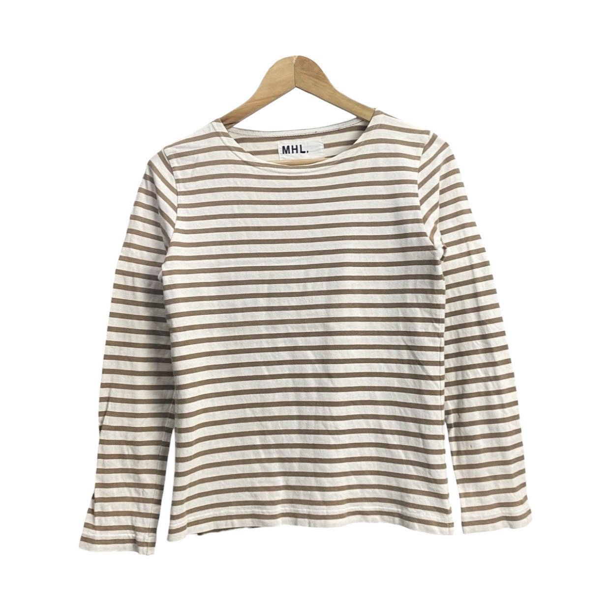 Margaret Howell MHL Margaret Howell Striped Long Sleeve Breton Tee Size US S / EU 44-46 / 1 - 1 Thumbnail