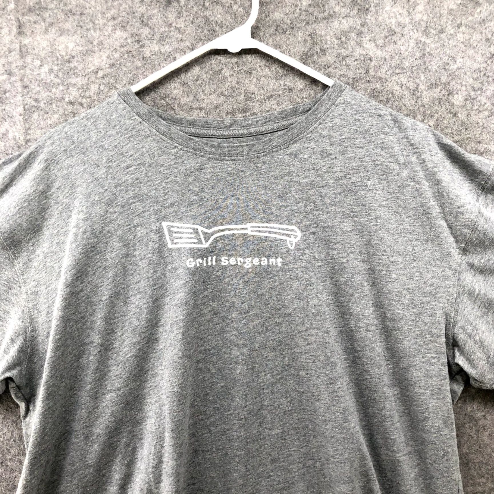 Life is Good Life Is Good T Shirt Mens Large Gray Short Sleeve Grill Sergeant Graphic Tee Mens Size US L / EU 52-54 / 3 - 3 Thumbnail