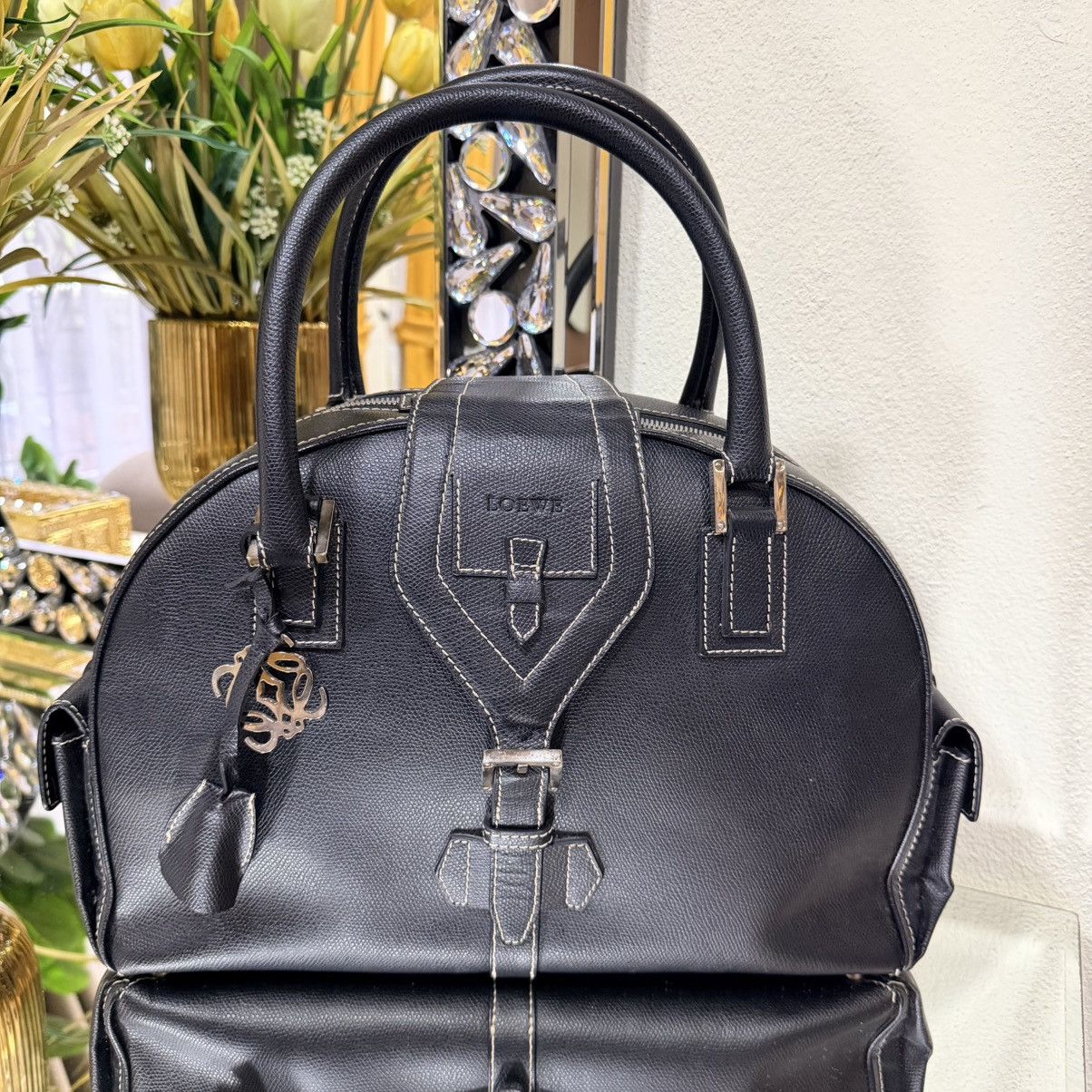 Loewe Loewe Leather Black Shoulder Handbag Size ONE SIZE - 1 Thumbnail