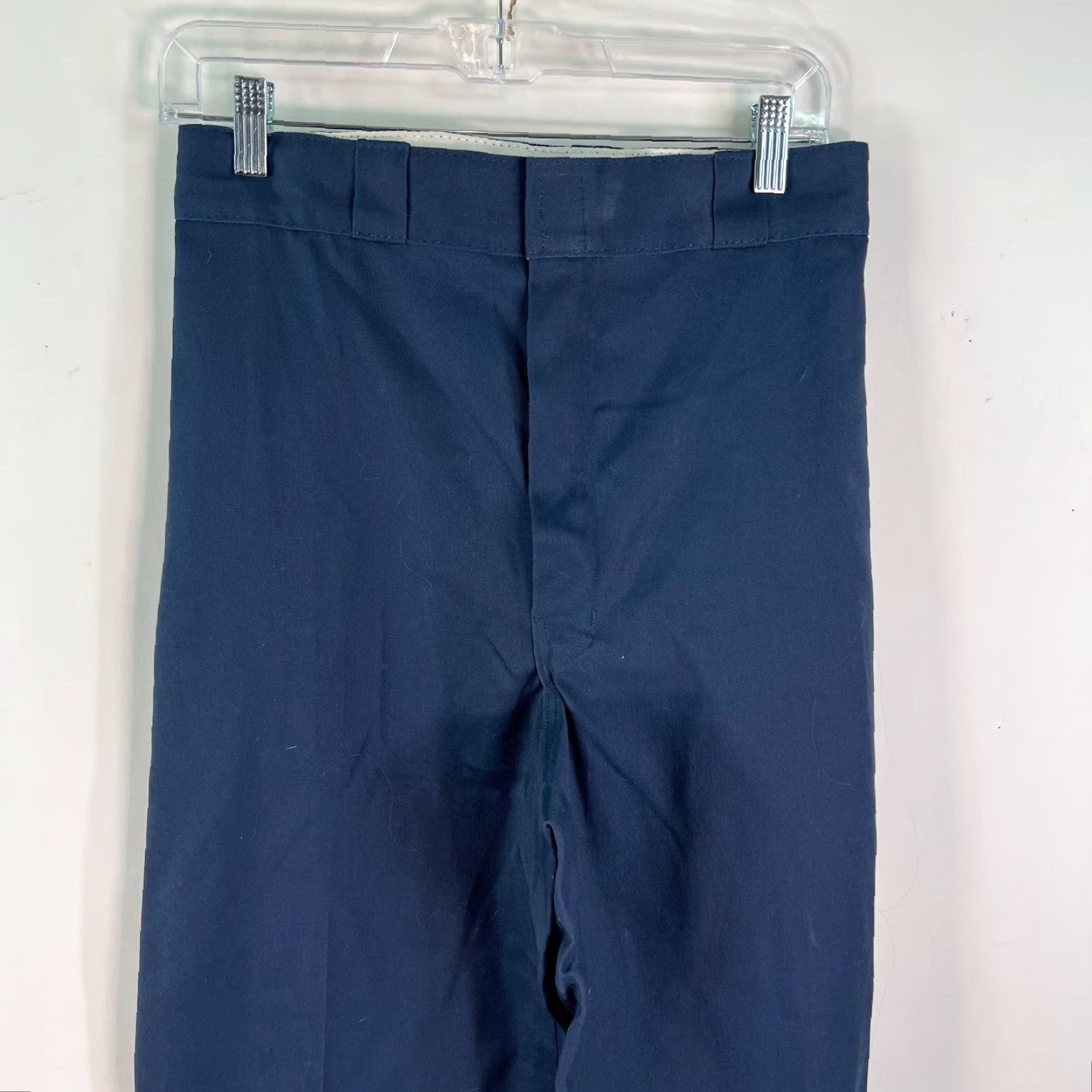 Dickies Dickies Mens 874 Original Fit Straight Leg Flat Front Blue Chino Pants 46X30 (Regular) MENS Flat Front, Chino, 874, Blue, Pants, 46x30 Size US 30 / EU 46 - 2 Thumbnail