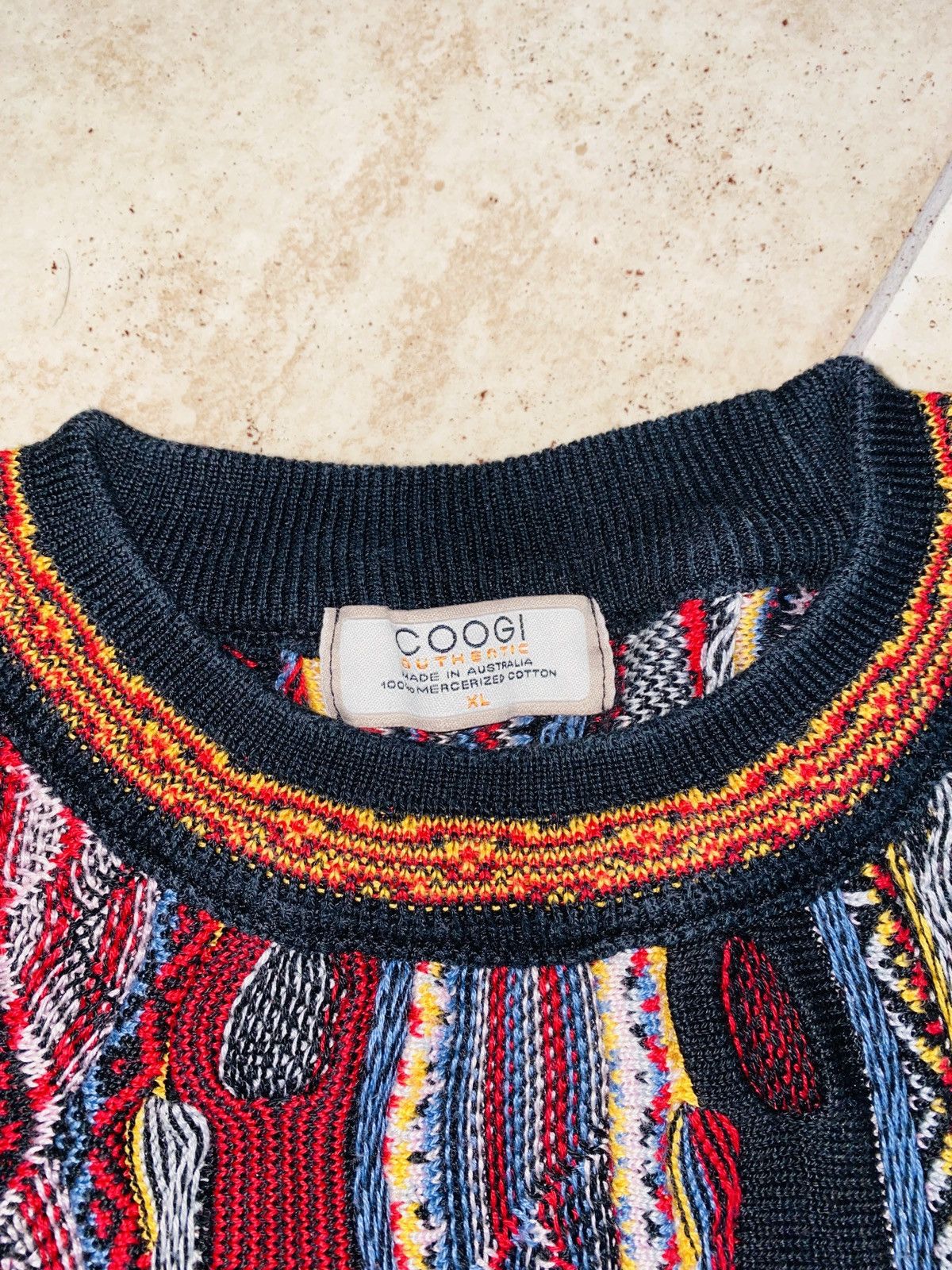 Coogi × Supreme Rare Vintage 3D Cotton Knit Sweater Supreme Patta Size US XL / EU 56 / 4 - 3 Thumbnail
