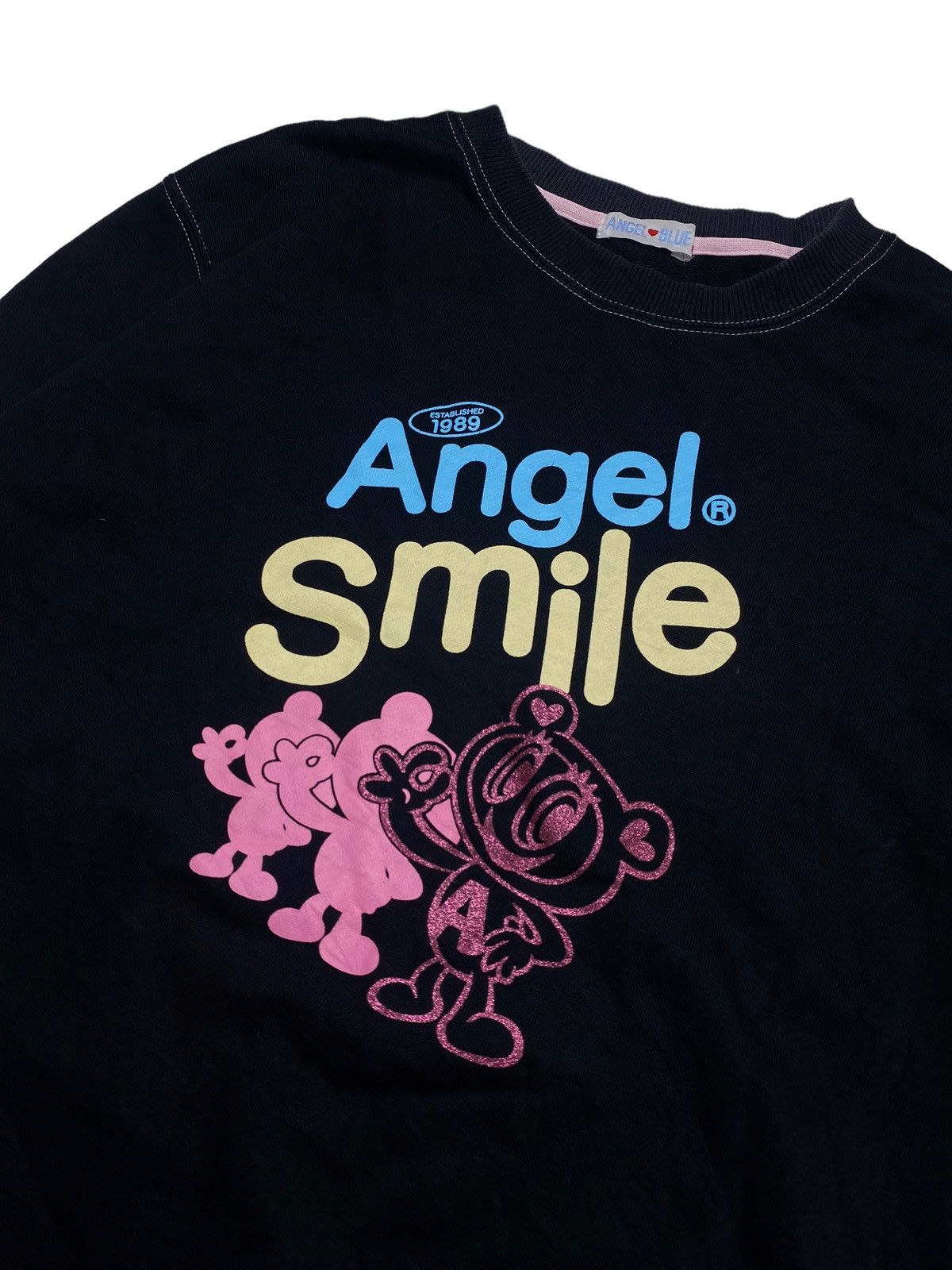 Angel Blue 2000s Angel Blue - Angel Smile Oversized Creweneck Size US L / EU 52-54 / 3 - 5 Thumbnail