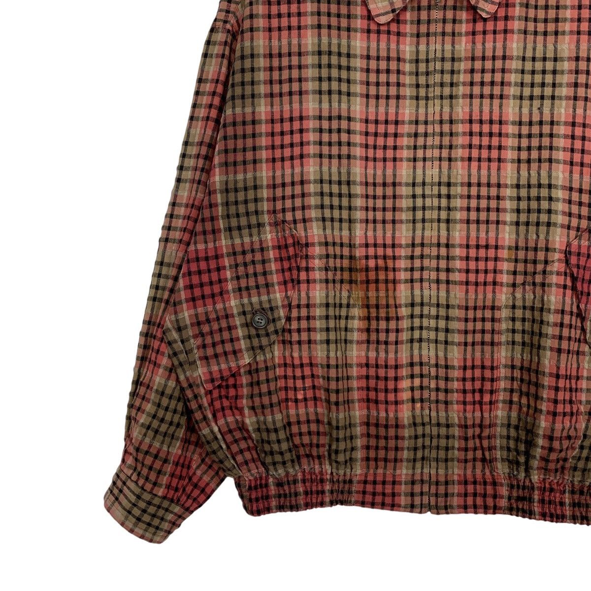 Vintage TOKYO TAYA GINZA Checked Casual Jacket #2685-C120 Size US L / EU 52-54 / 3 - 3 Thumbnail