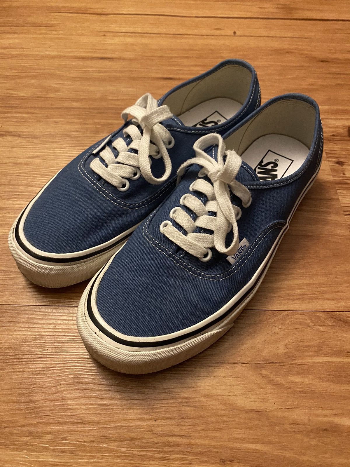 Vans 44DX Anaheim Factory Authentic OG Navy Sneaker | Grailed