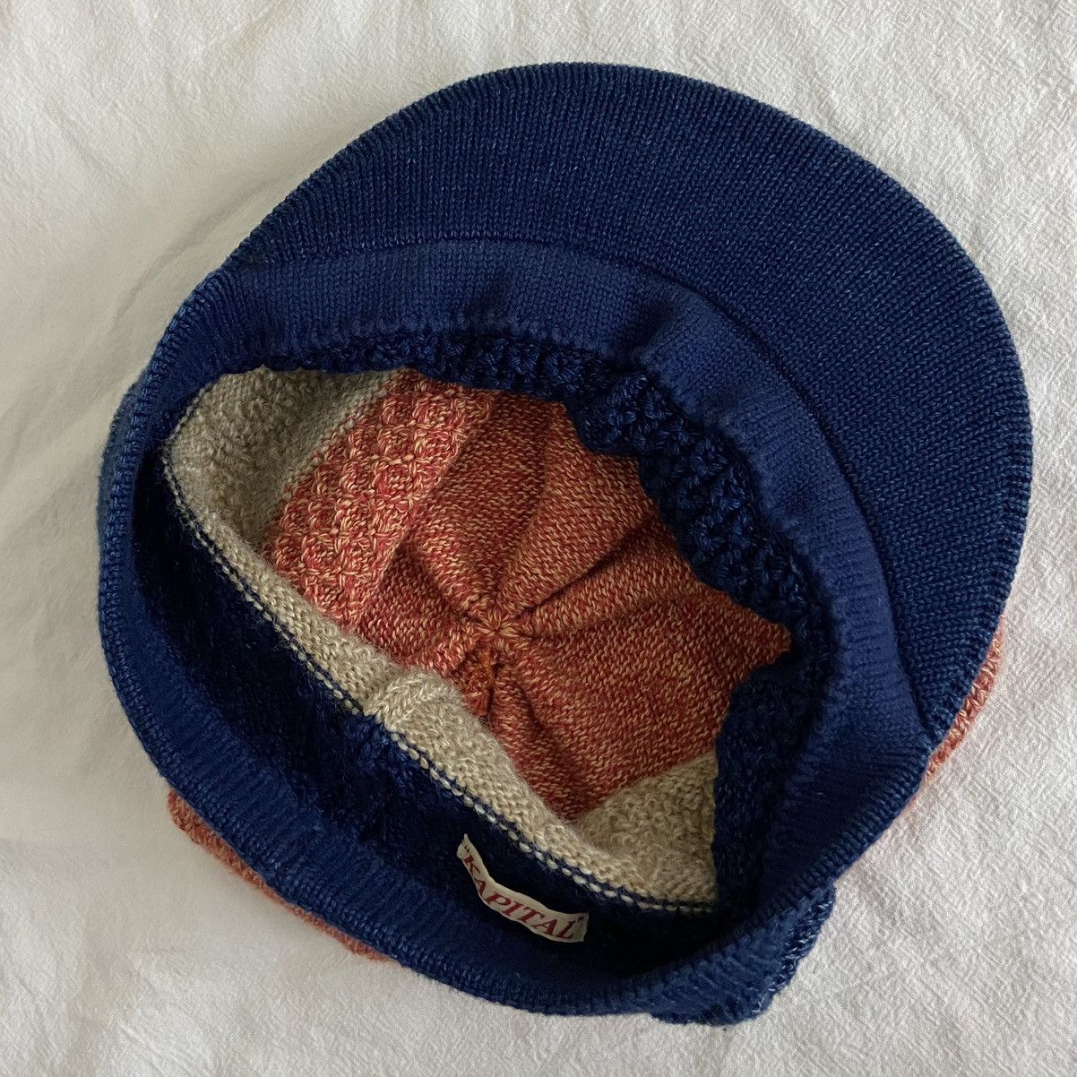 Kapital KAPITAL vintage weathering knit hat Size ONE SIZE - 6 Thumbnail
