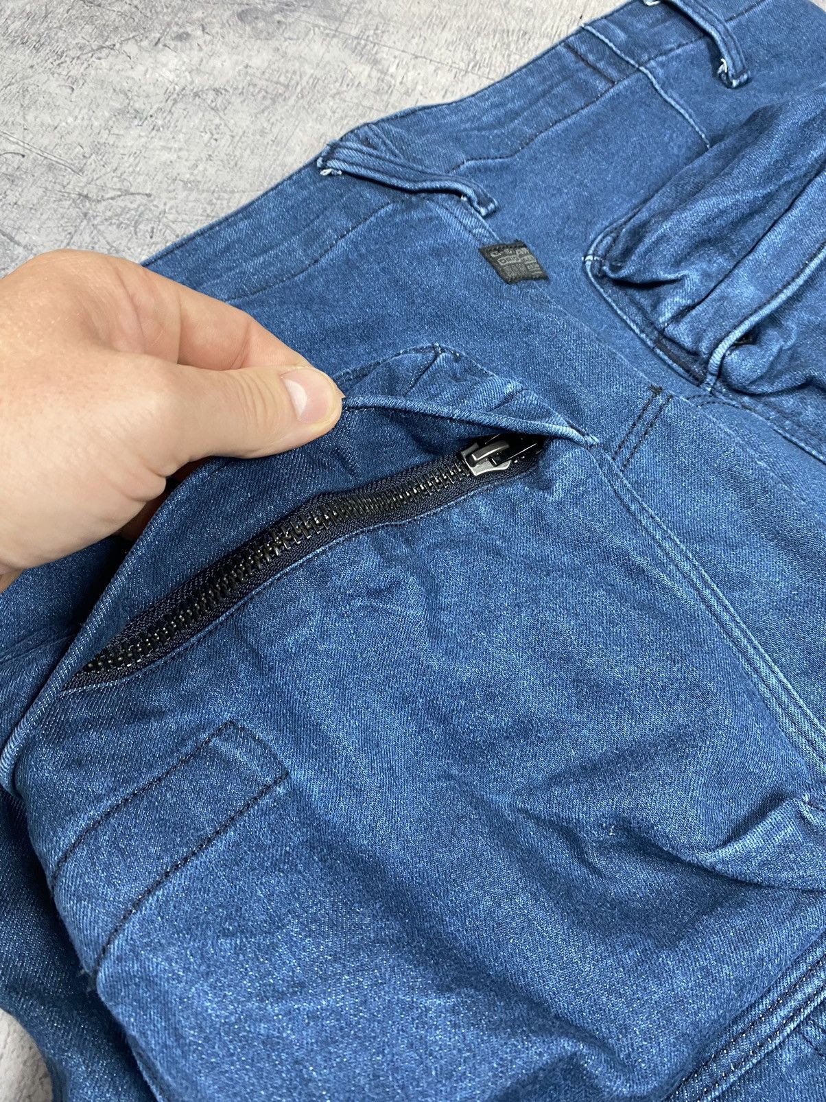 G-Star Vintage G-Star Raw 3D Avant Garde Y2K Zip Cargo Pants Jeans Size US 34 / EU 50 - 15 Thumbnail