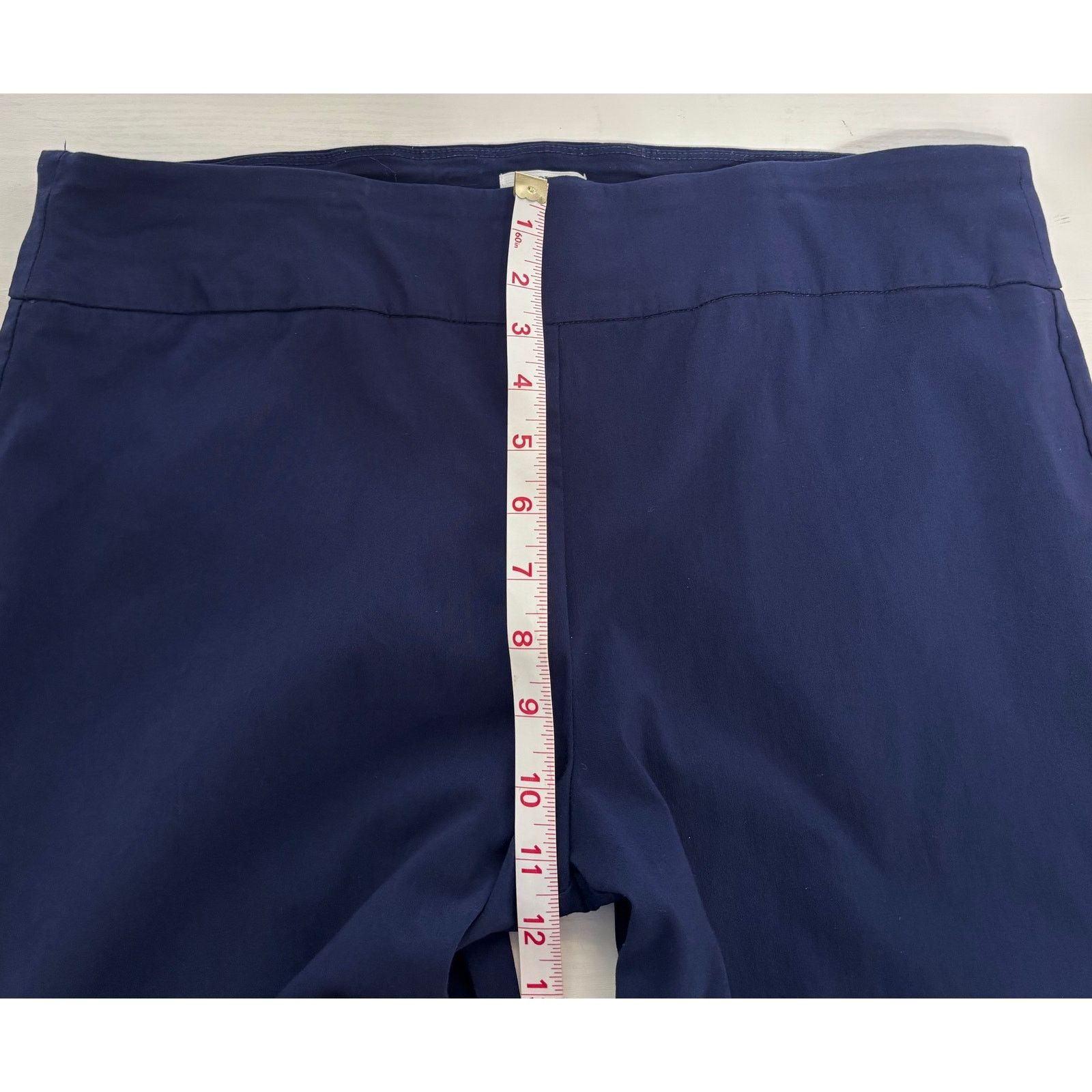 Other Crown & Ivy Navy Blue Elastic Waist Pull On Pants Size 16 Size 38" / US 16 / IT 52 - 5 Thumbnail