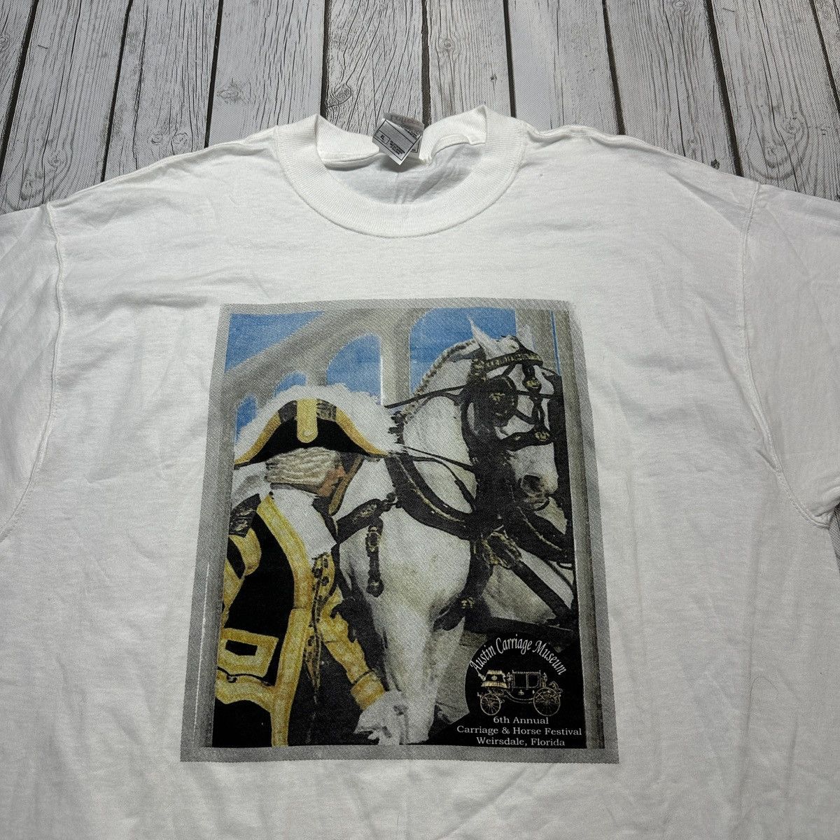 Fruit Of The Loom × Vintage Vintage Austin Carriage Museum tee Size US XL / EU 56 / 4 - 3 Thumbnail
