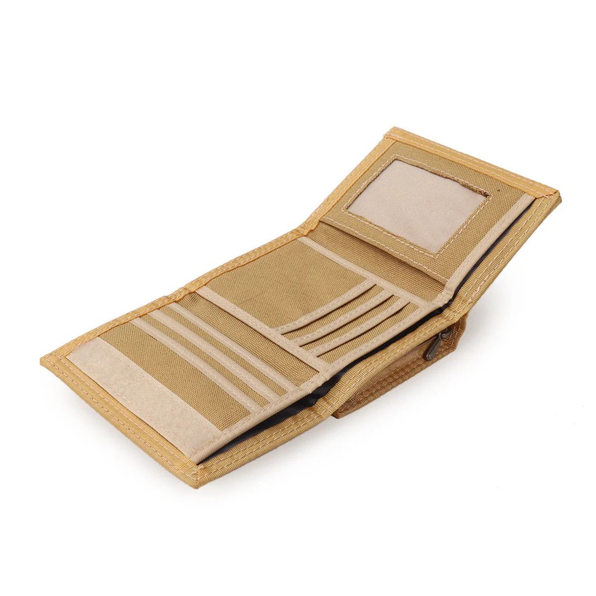 Japanese Brand Tri Fold Canvas Wallet Size ONE SIZE - 3 Thumbnail