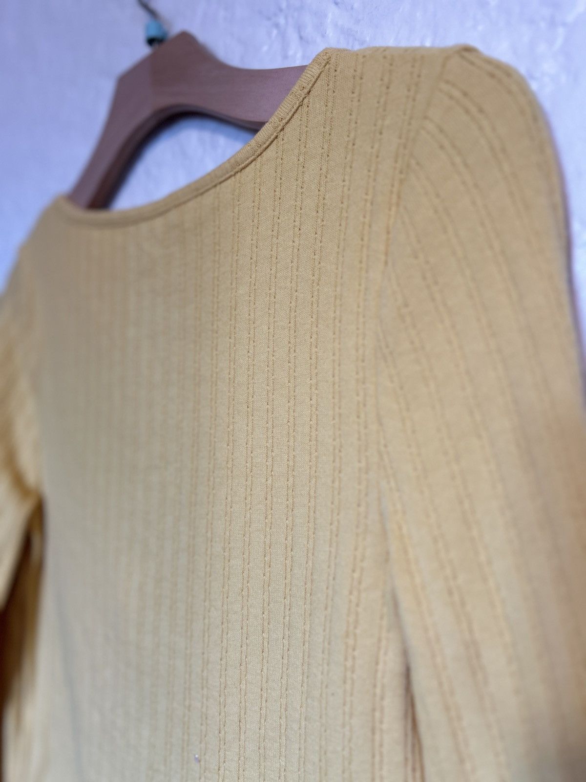Vintage Women’s yellow tie cardigan size Medium Size M / US 6-8 / IT 42-44 - 9 Thumbnail