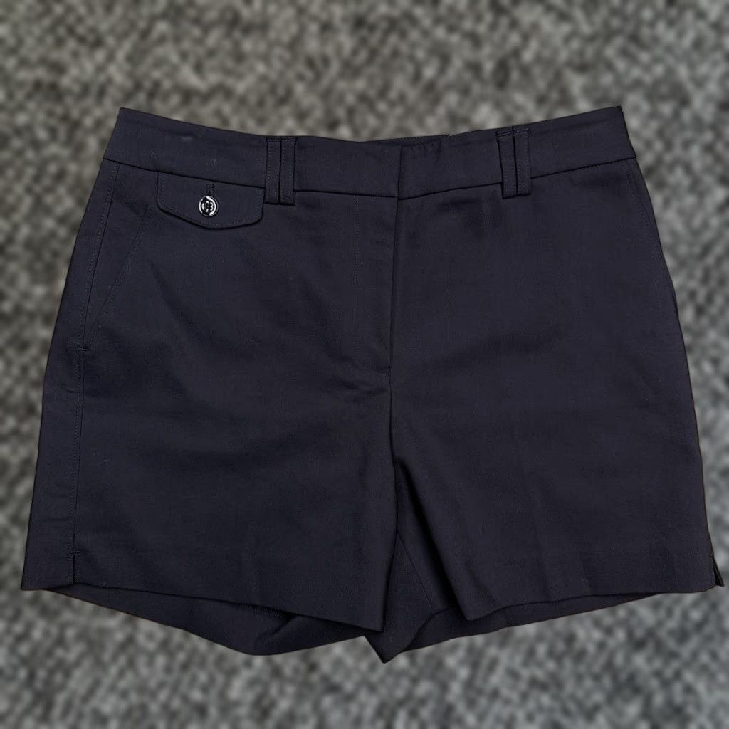 White House Black Market WHBM 5 Inch Shorts Womens 6 Black Low Rise Stretch New Size 28" / US 6 / IT 42 - 1 Thumbnail