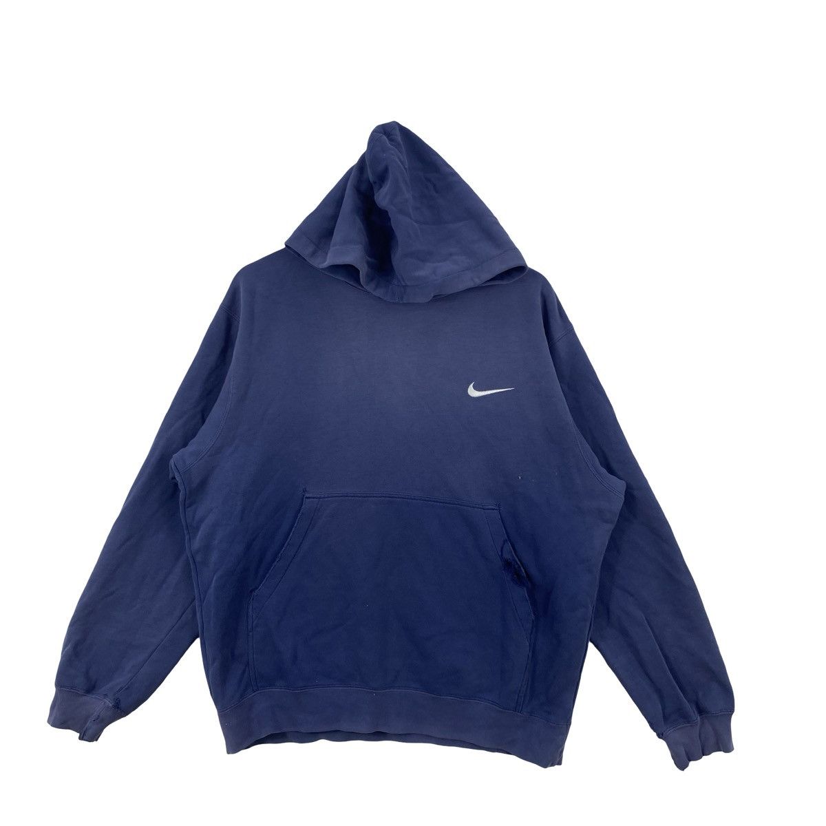 Nike Vintage NIKE SWOOSH Hoodie Pullover Classic Minimal Logo Size US XL / EU 56 / 4 - 4 Thumbnail
