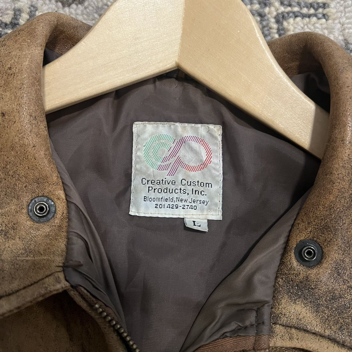 Vintage Vintage flight leather jacket Size US L / EU 52-54 / 3 - 5 Thumbnail