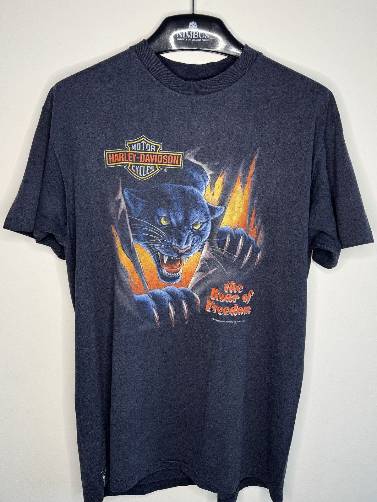 Harley Davidson Vintage Harley Davidson “roar of freedom” 3D emblem shirt Size US XL / EU 56 / 4 - 1 Thumbnail