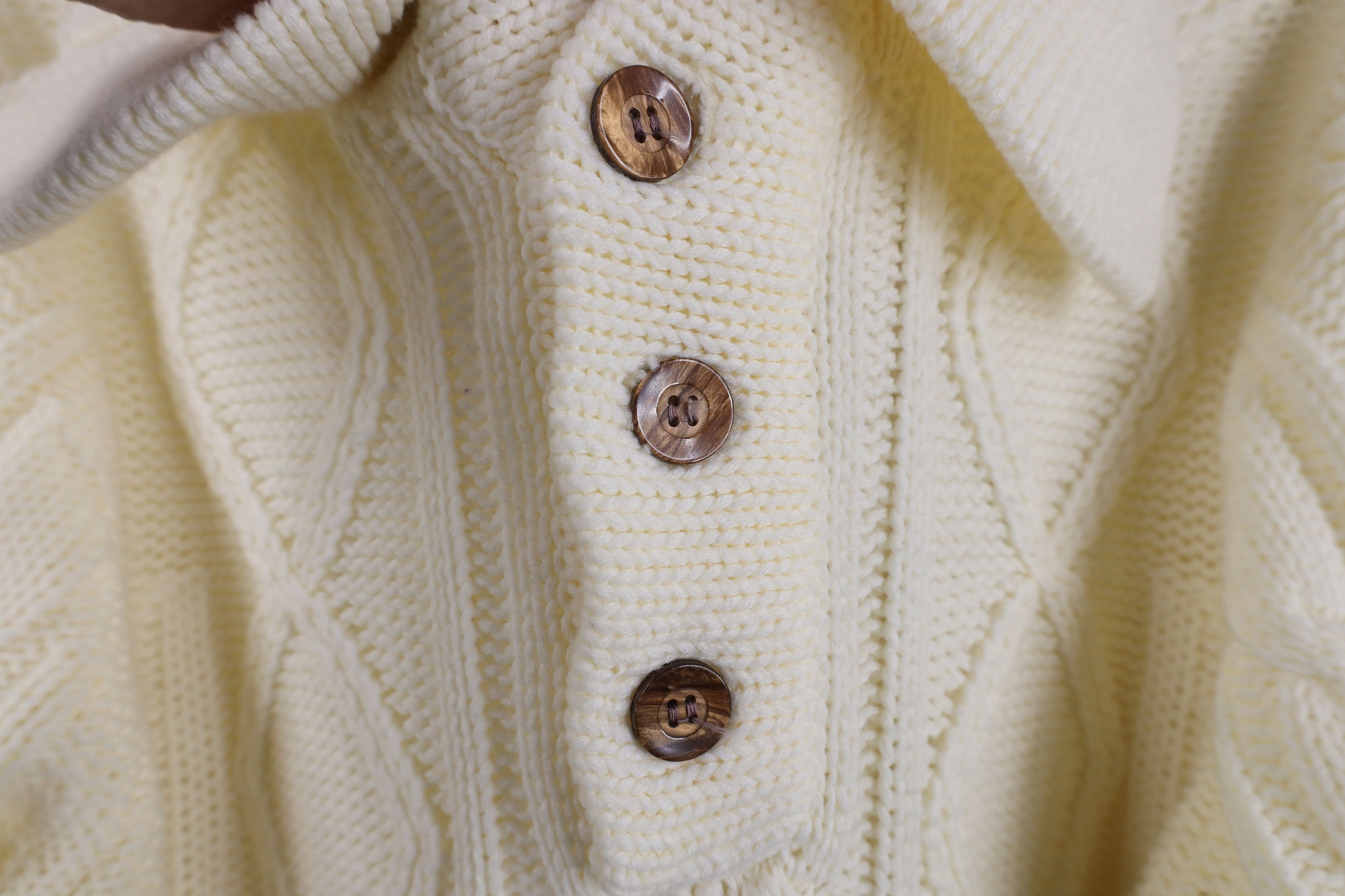 Vintage Vintage 70s Streetwear Fisherman Chunky Cable Knit Sweater Size US M / EU 48-50 / 2 - 4 Thumbnail