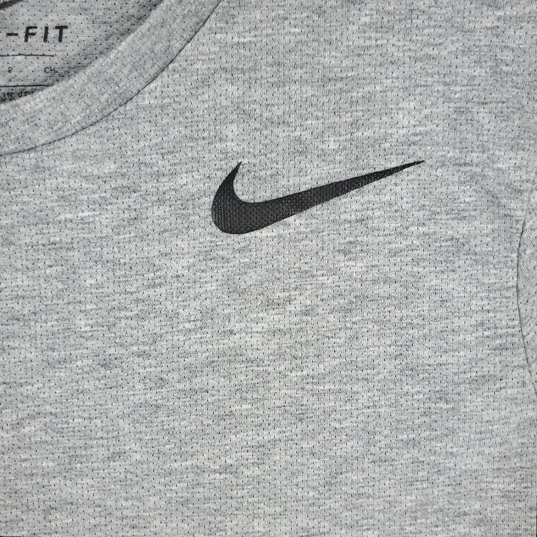 Nike Nike T Shirt Mens Large Gray Active Work Out Short Sleeve Size US L / EU 52-54 / 3 - 2 Thumbnail