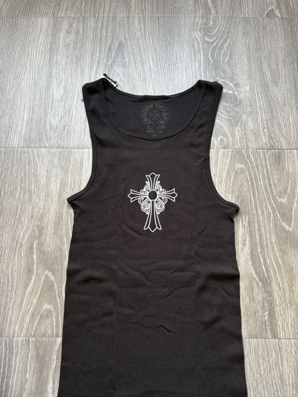 Chrome Hearts Chrome Hearts Black Hairy Tank Top Size US M / EU 48-50 / 2 - 2 Thumbnail