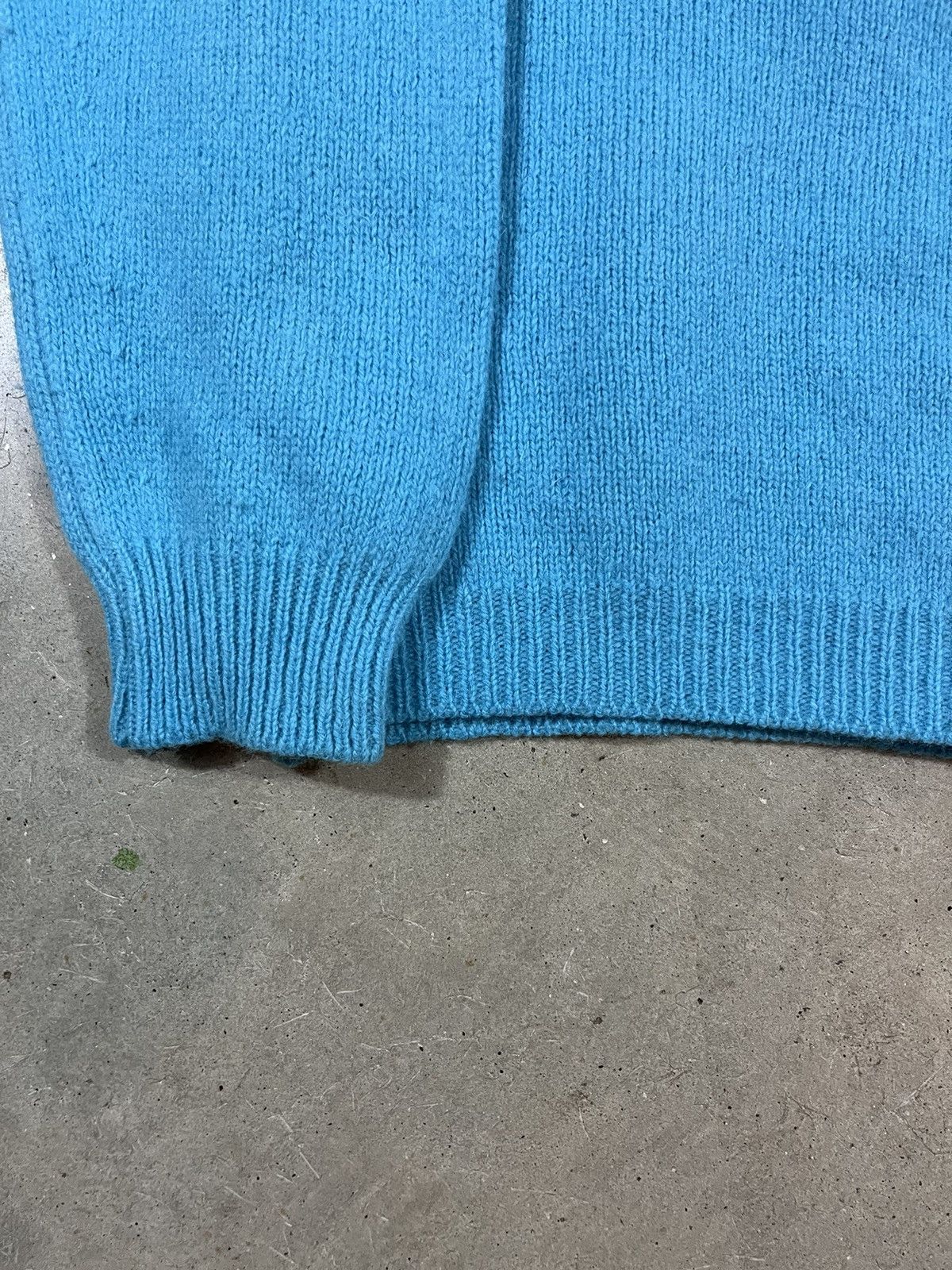Vintage Vintage 50s Blue Wool Cardigan Sweater Size M / US 6-8 / IT 42-44 - 4 Thumbnail