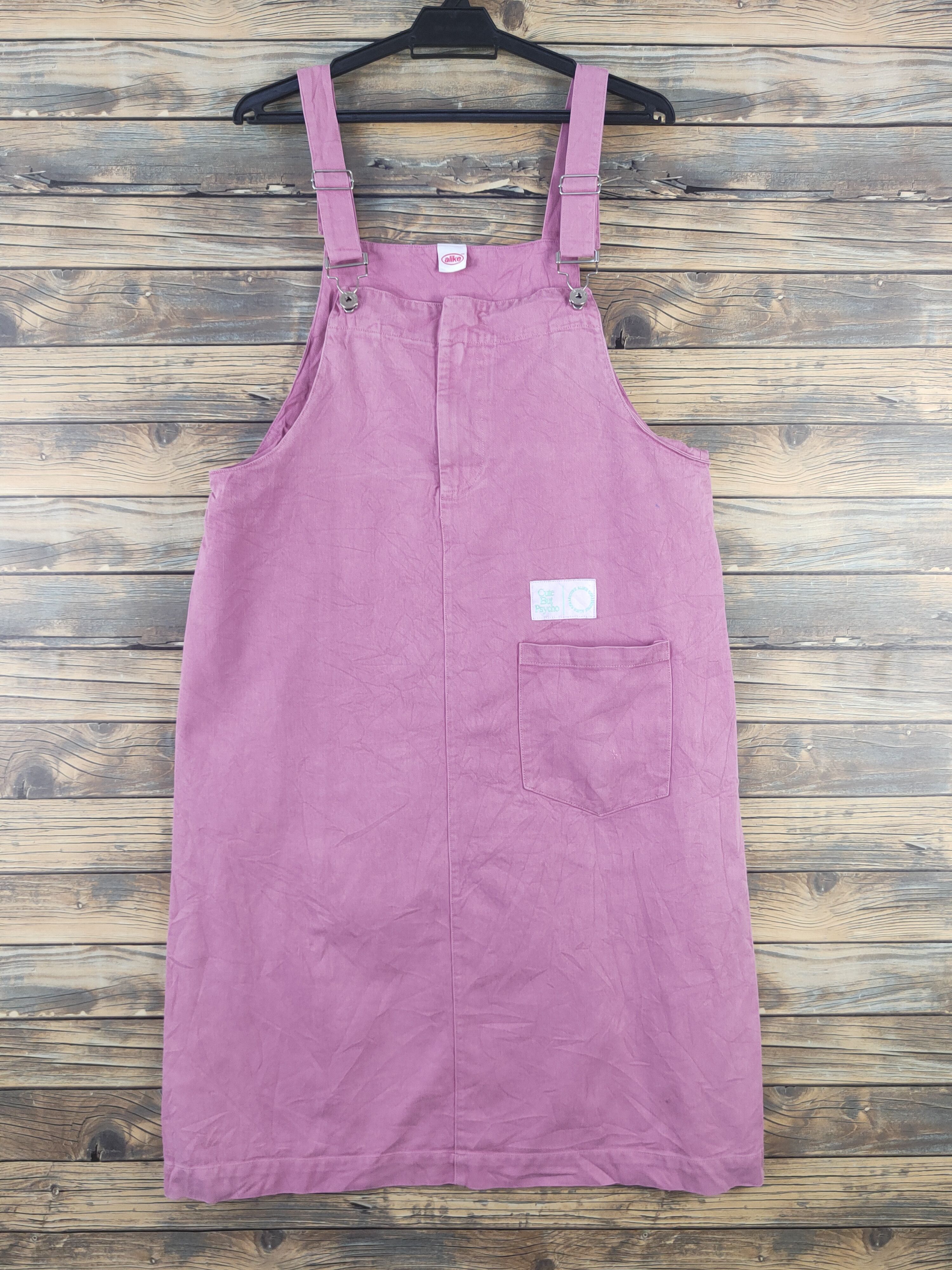 Other Alike Pink Denim Skirt Jumpsuits Size 42" / US 20 - 1 Thumbnail
