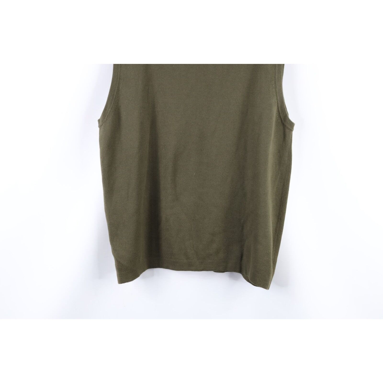 Eddie Bauer × Vintage Vintage Eddie Bauer Faded Cotton Knit Sweater Vest Size US L / EU 52-54 / 3 - 7 Thumbnail