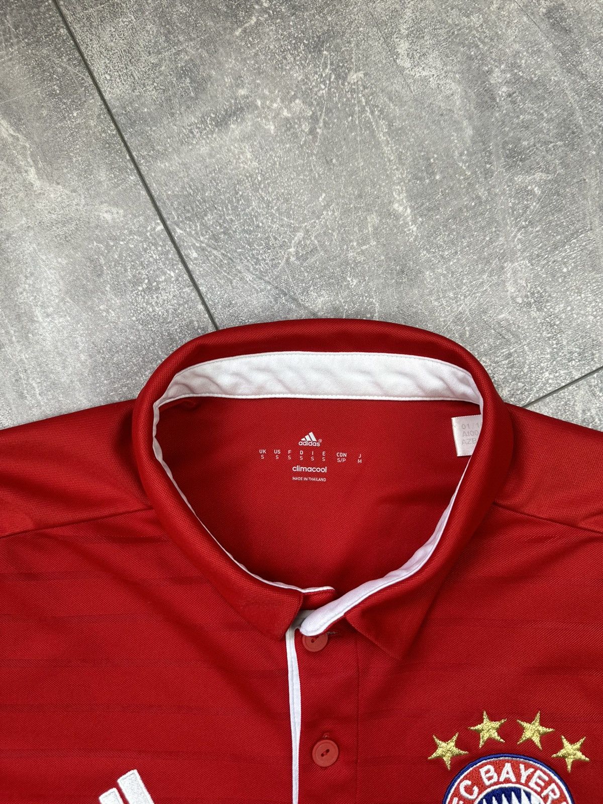 Vintage Adidas FC Bayern Home Soccer Jersey Size US S / EU 44-46 / 1 - 4 Thumbnail