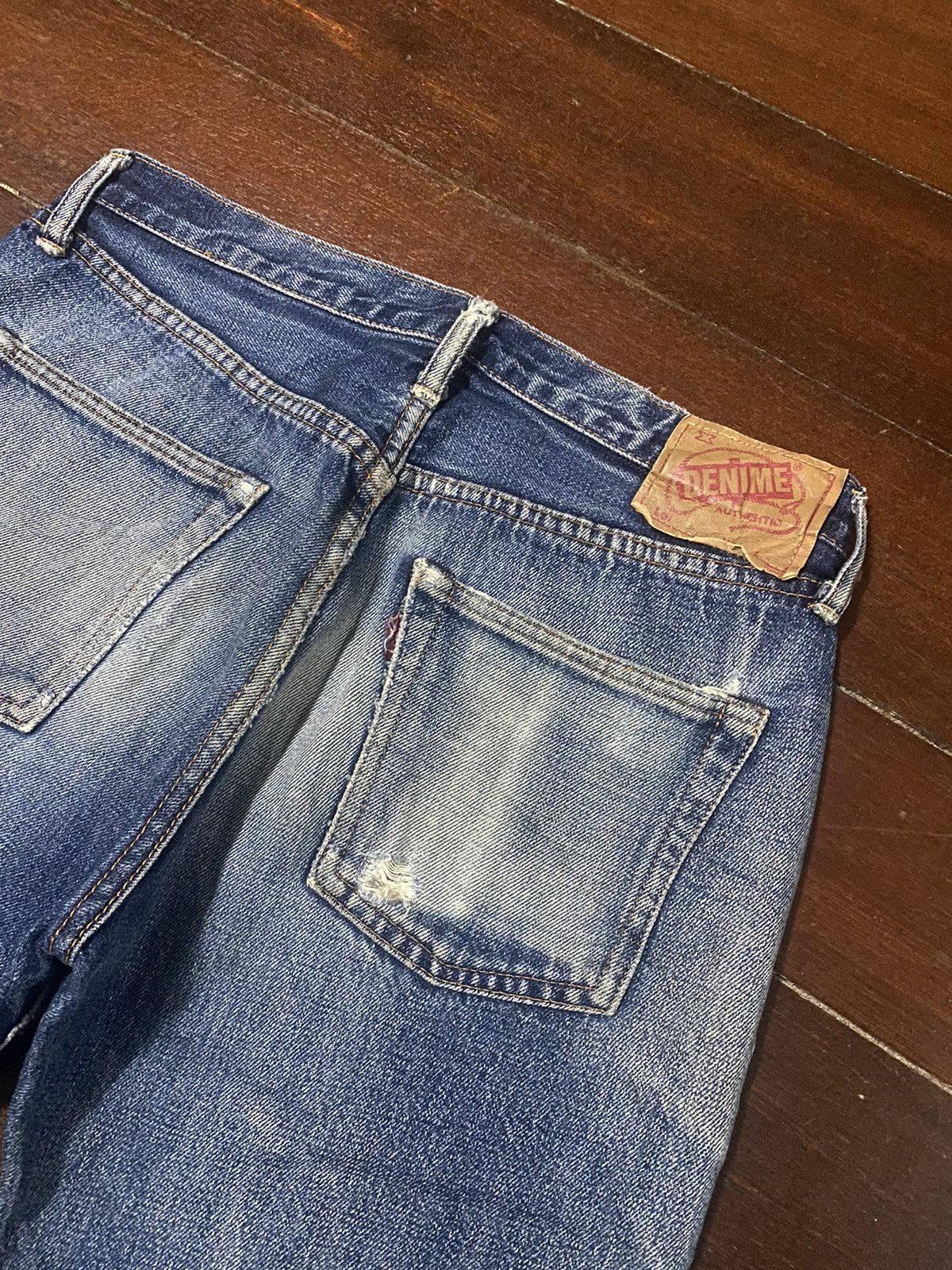 Denime Vintage Denime Japan Distressed Selvedge Jeans Size US 32 / EU 48 - 13 Thumbnail