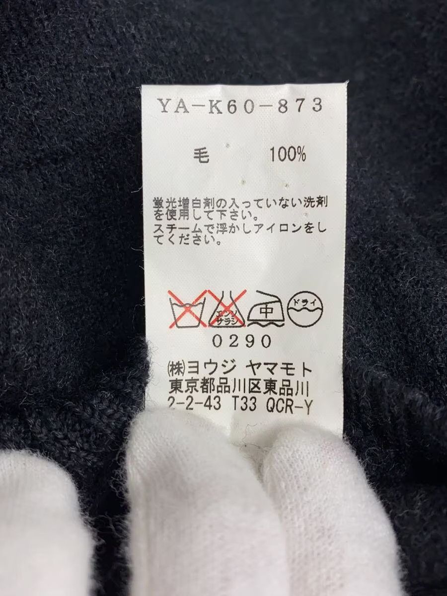 Y's × Yohji Yamamoto Raw Hem High Neck Wool Knit Cardigan Size US L / EU 52-54 / 3 - 6 Thumbnail