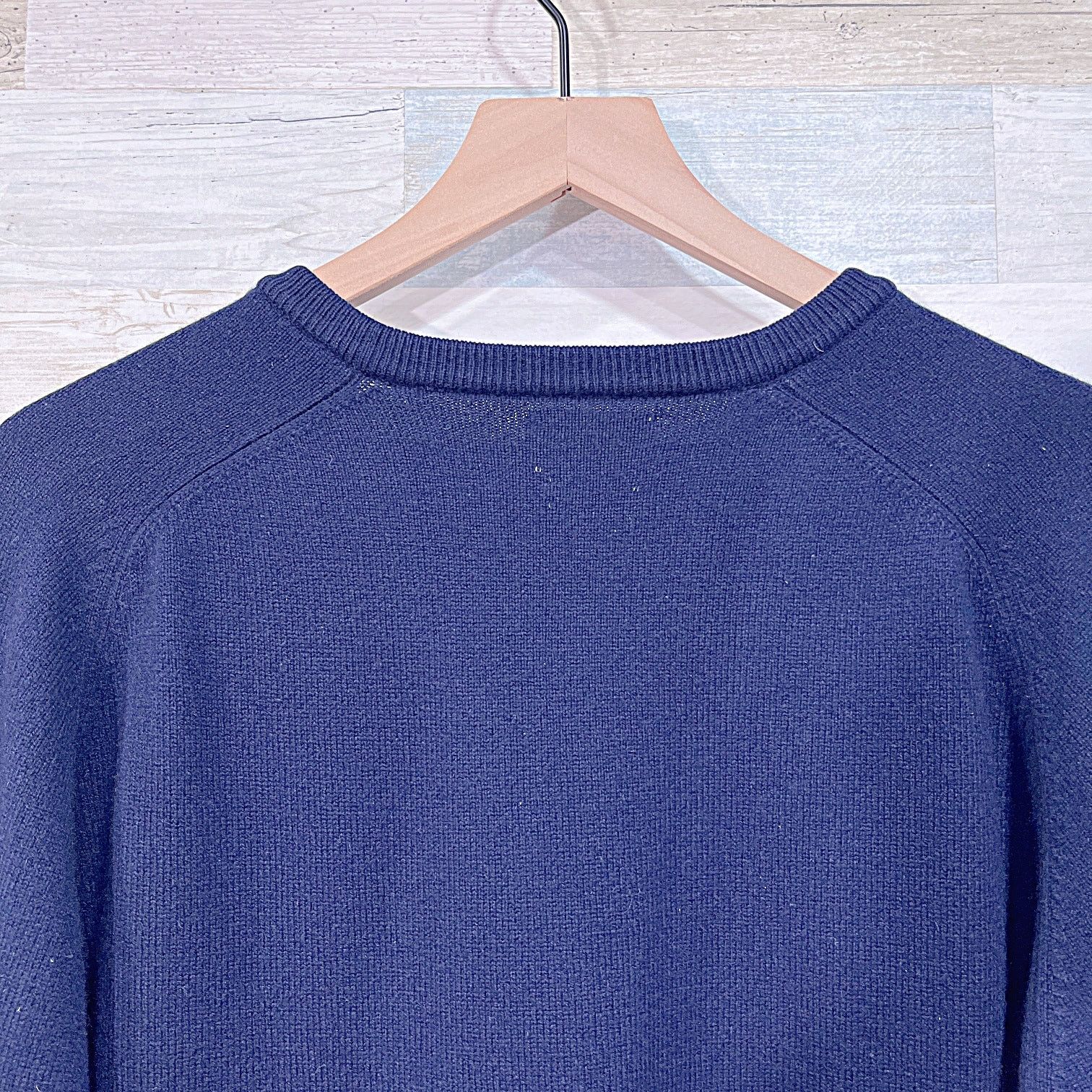Alan Paine × Vintage Alan Paine Vintage 100% Cashmere Sweater Blue Mens 46 XL Size US XL / EU 56 / 4 - 4 Thumbnail