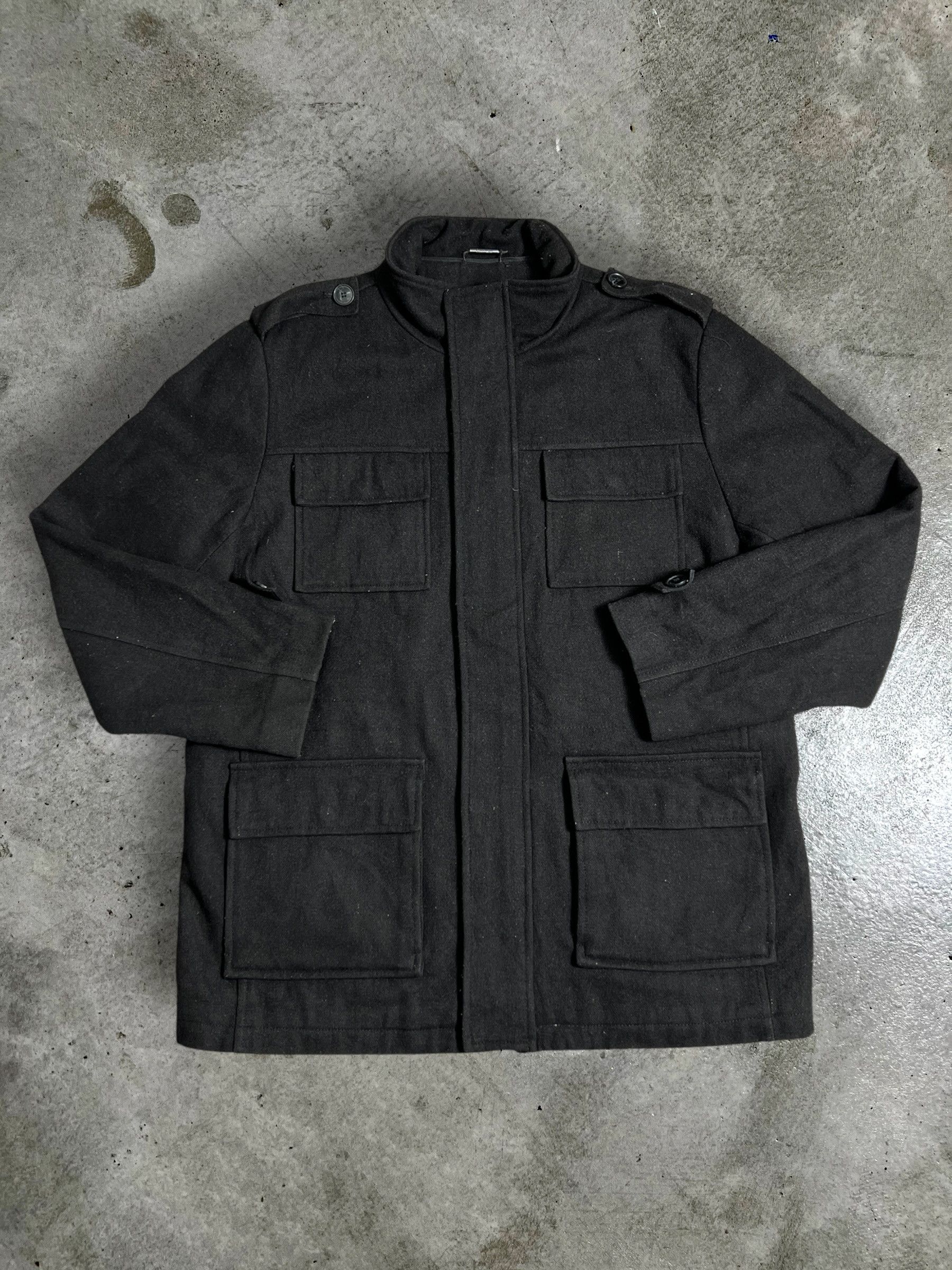 Calvin Klein Calvin Klein Wool Field Military Jacket (L) JKA449 Size US L / EU 52-54 / 3 - 1 Thumbnail
