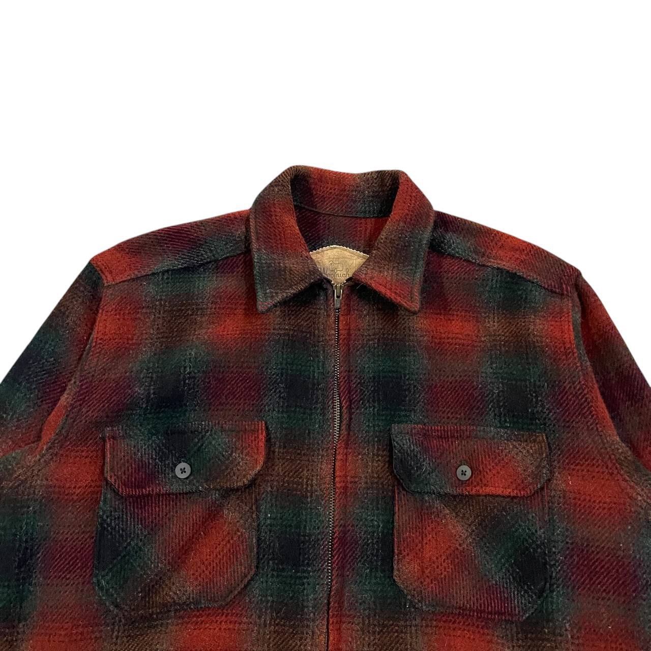 Woolrich Woolen Mills Vintage 80’s Woolrich Wool Flannel Jacket Zip Up Size US M / EU 48-50 / 2 - 2 Thumbnail