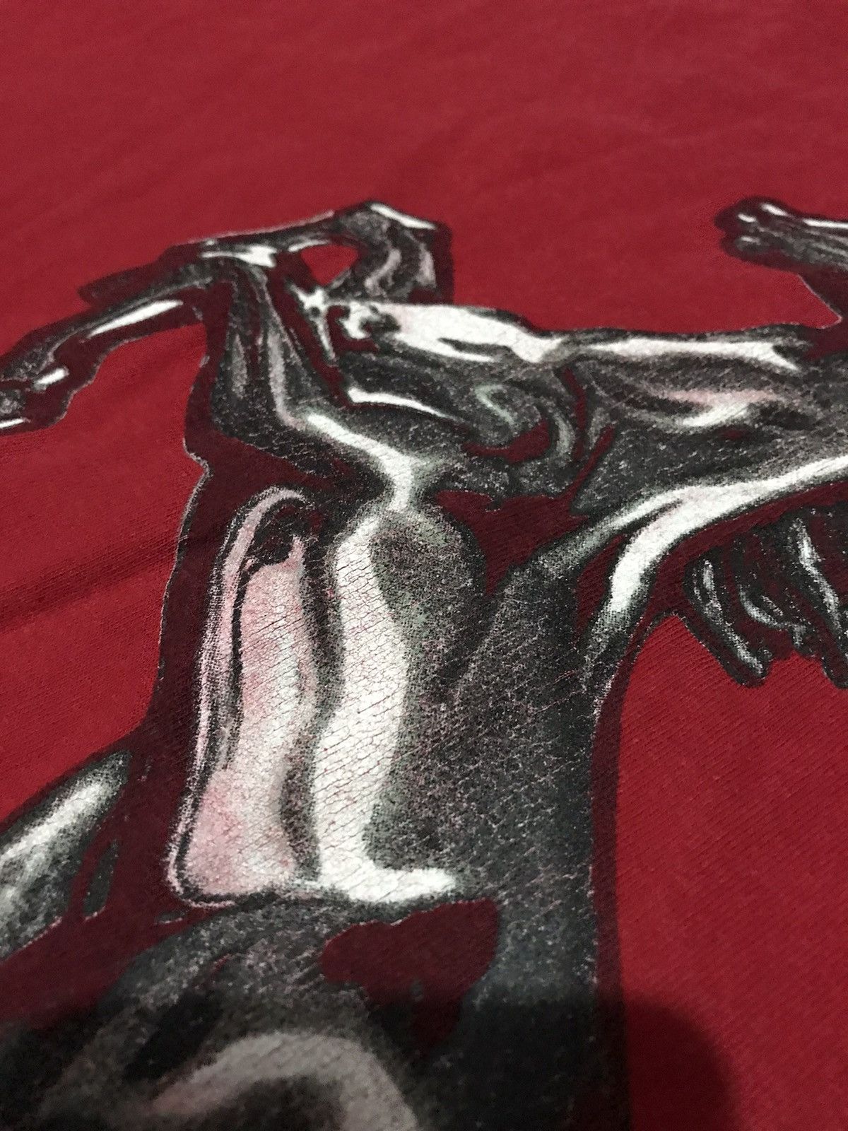 Ferrari 90s FERRARI US made LOOPWHEEL SEAMLESS logo tshirt Size US XL / EU 56 / 4 - 9 Thumbnail