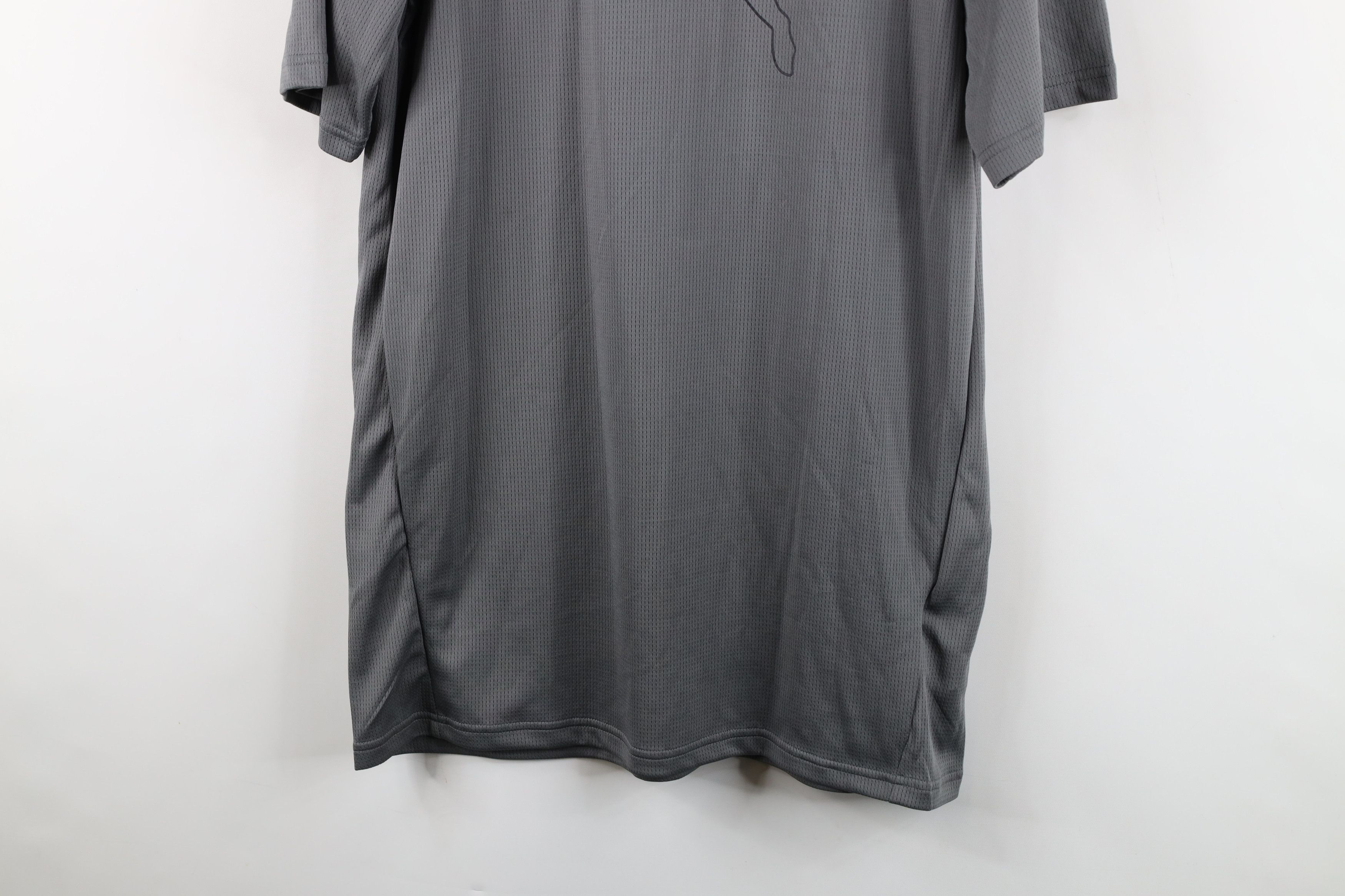 Puma New Puma Logo Knit Short Sleeve Training Gym T-Shirt Gray Size US M / EU 48-50 / 2 - 3 Thumbnail